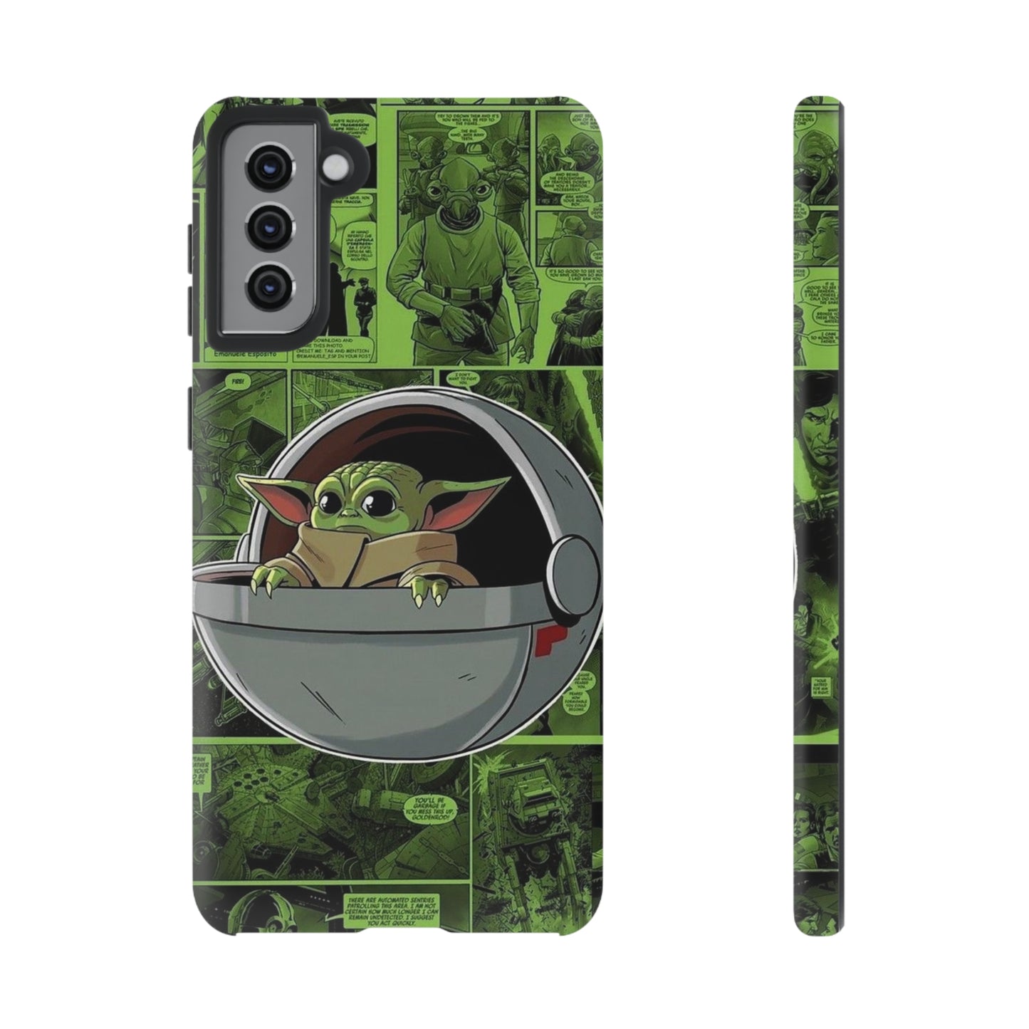 baby Yoda phone case/ for Samsung & Google phones/ media collection/Tough Cases