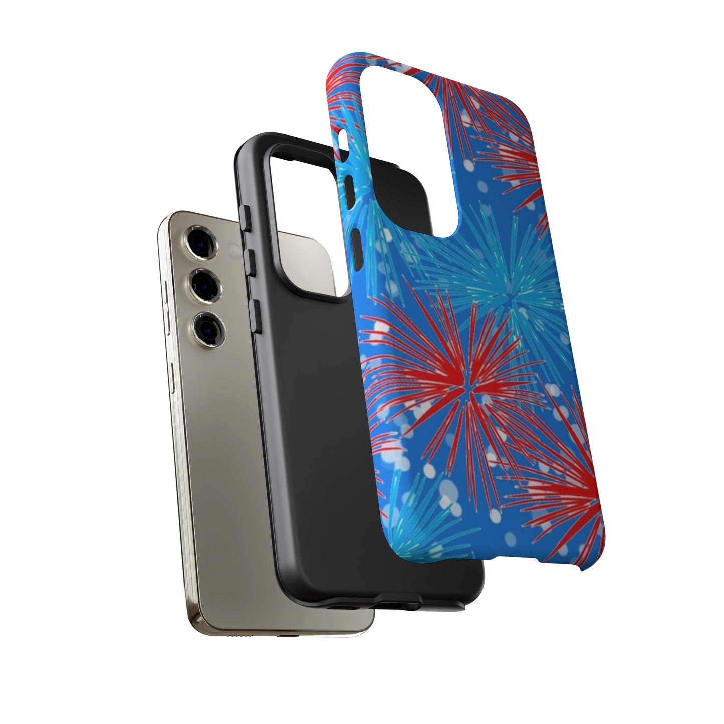 July fireworks/ phone case for Google & Samsung phones/ summer collection/ Tough Cases