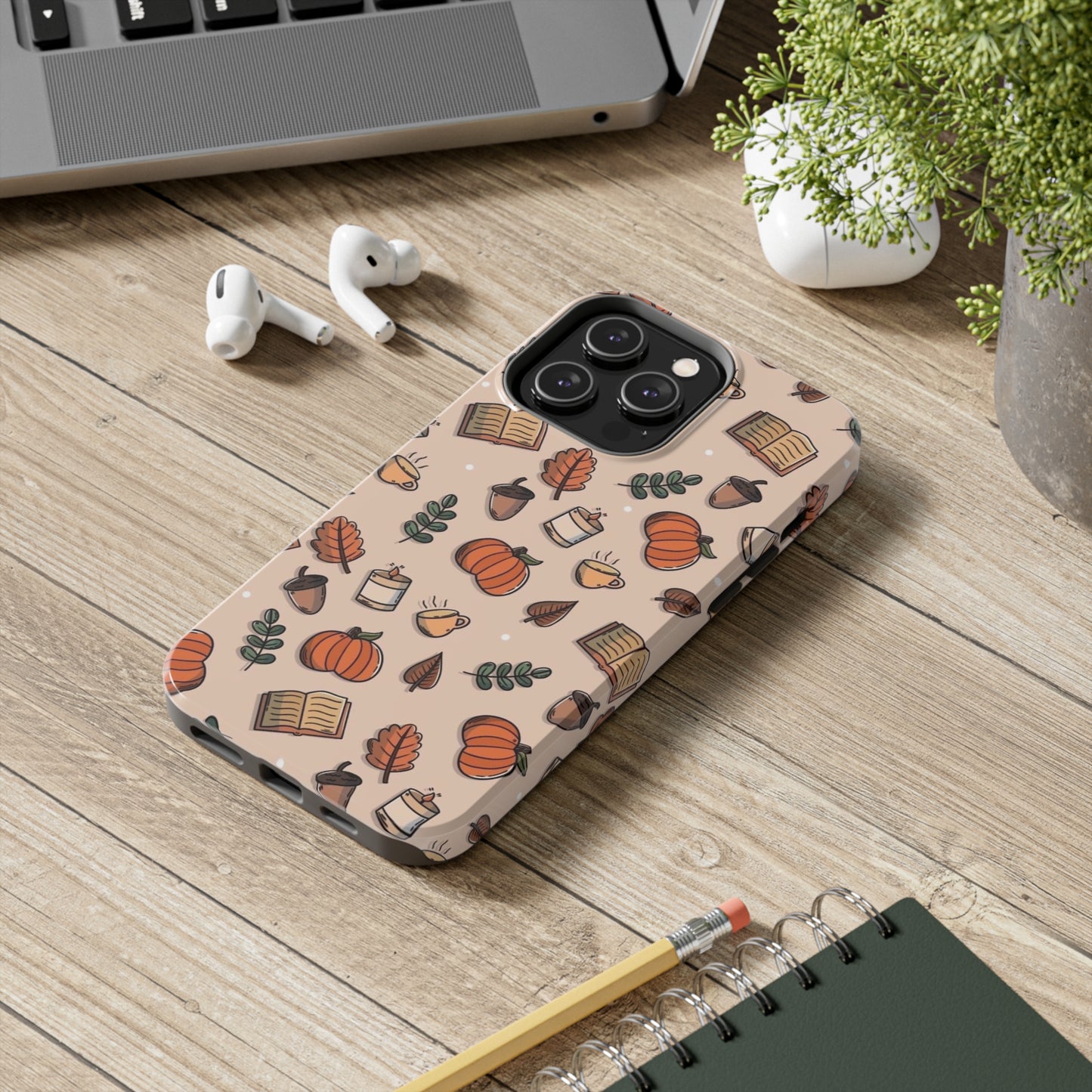 A very Fall day/ iPhone case/ fall & Halloween collection/ Tough Phone Cases