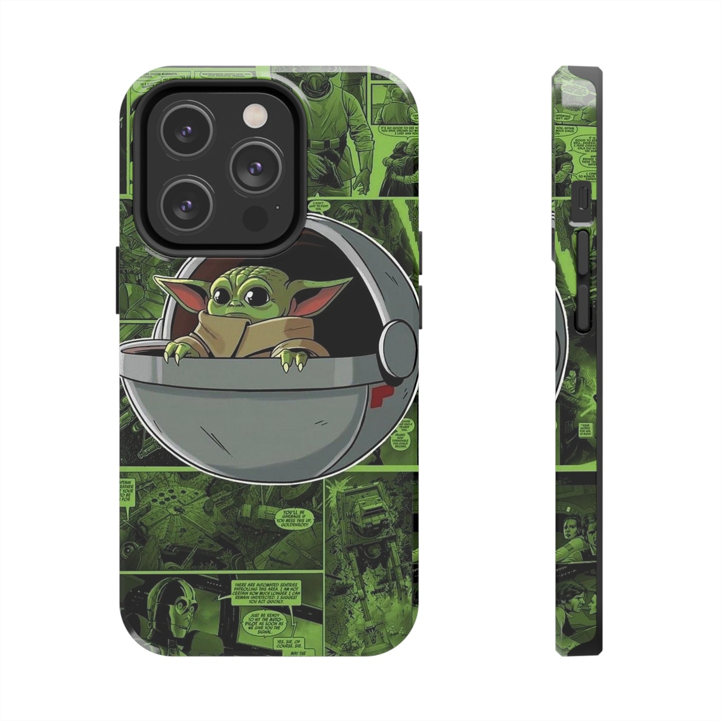 Baby Yoda phone case/ iPhone case/ media collection/ Tough Phone Cases