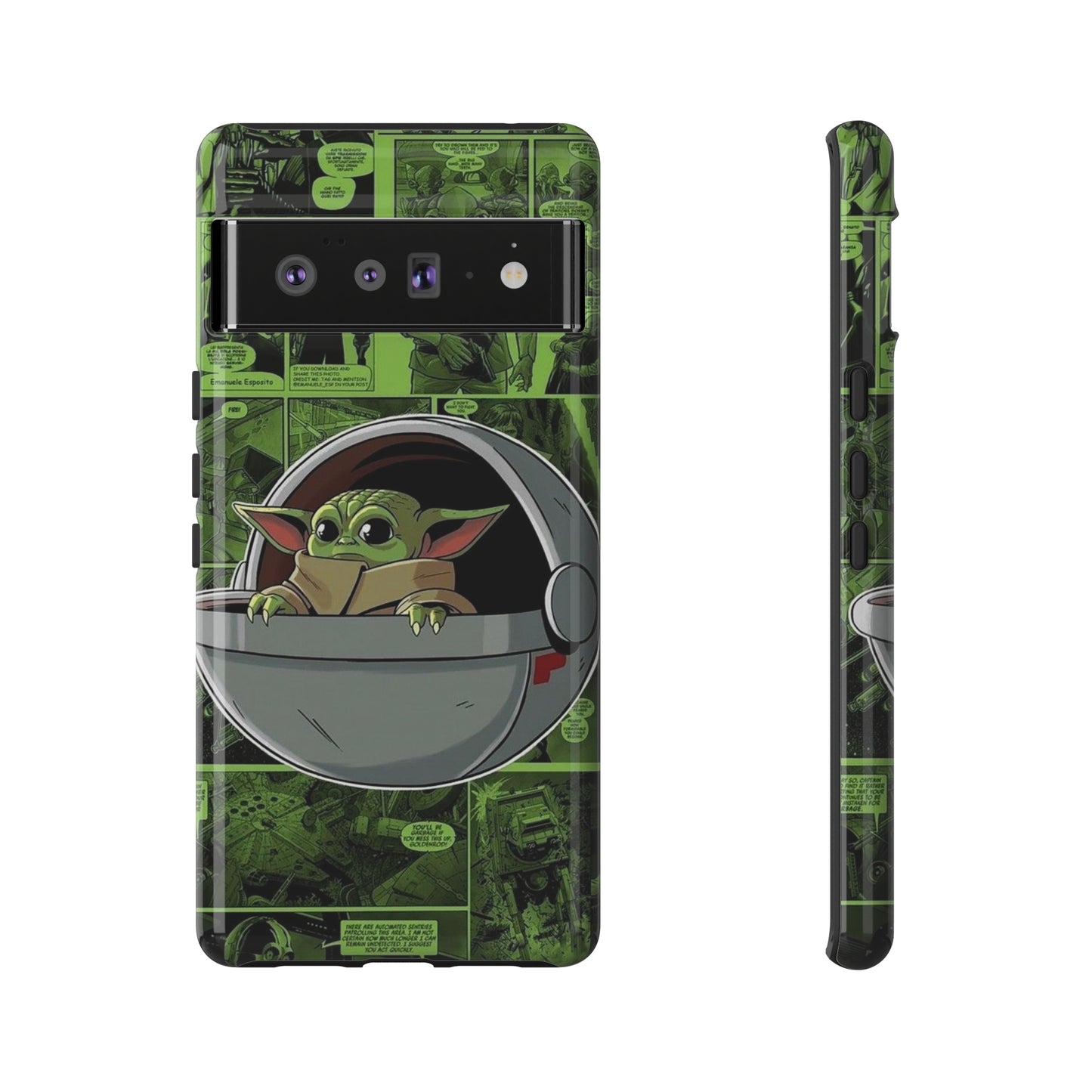 baby Yoda phone case/ for Samsung & Google phones/ media collection/Tough Cases