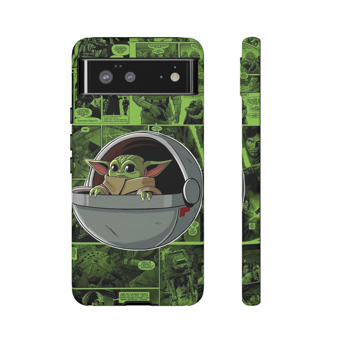 baby Yoda phone case/ for Samsung & Google phones/ media collection/Tough Cases