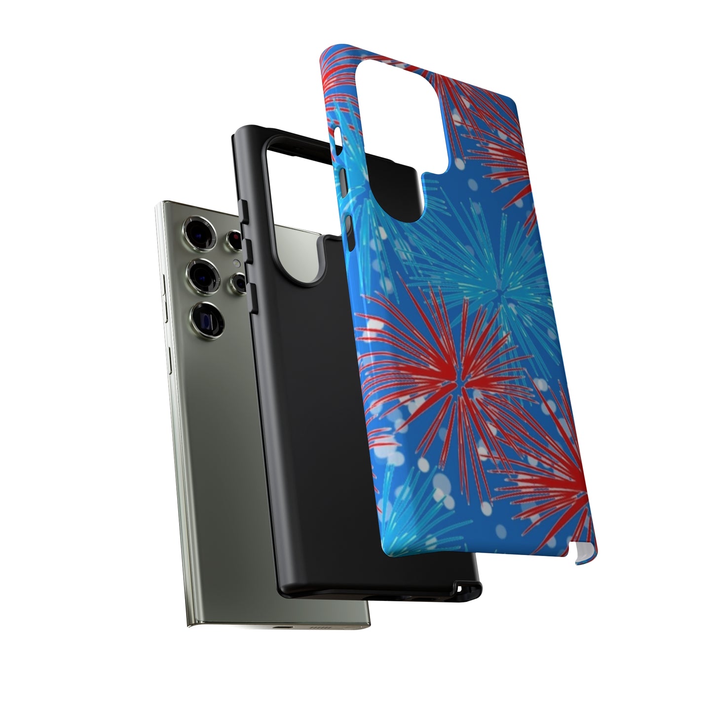 July fireworks/ phone case for Google & Samsung phones/ summer collection/ Tough Cases