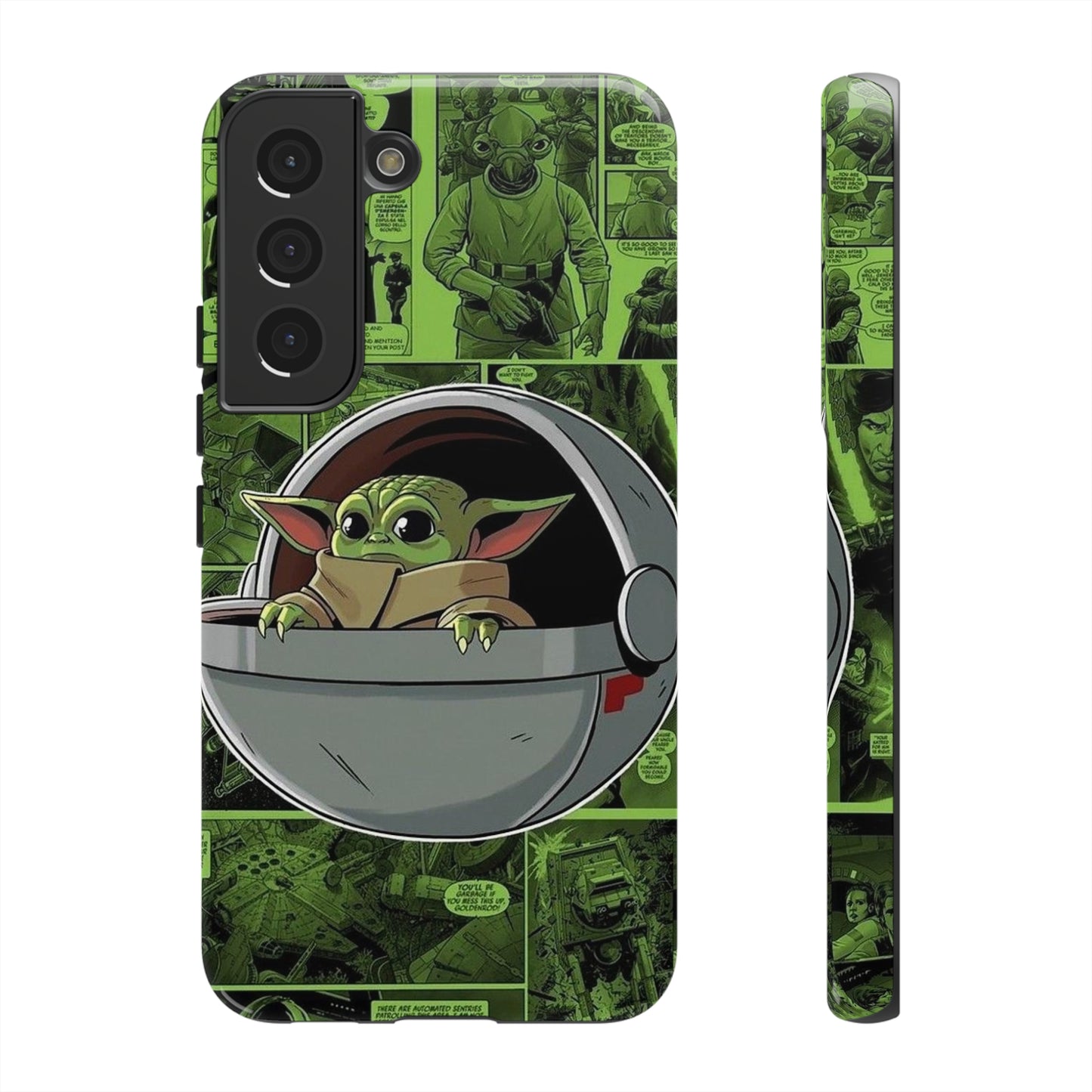 baby Yoda phone case/ for Samsung & Google phones/ media collection/Tough Cases