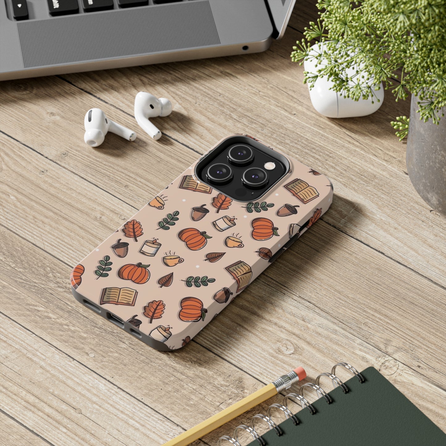 A very Fall day/ iPhone case/ fall & Halloween collection/ Tough Phone Cases