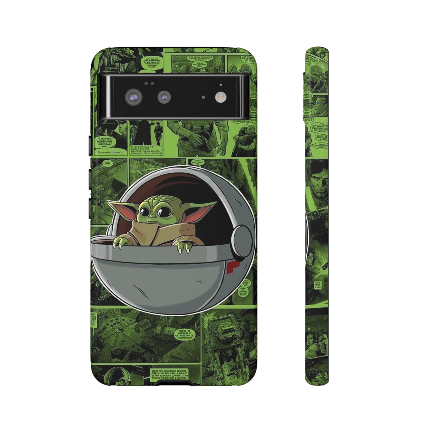 baby Yoda phone case/ for Samsung & Google phones/ media collection/Tough Cases