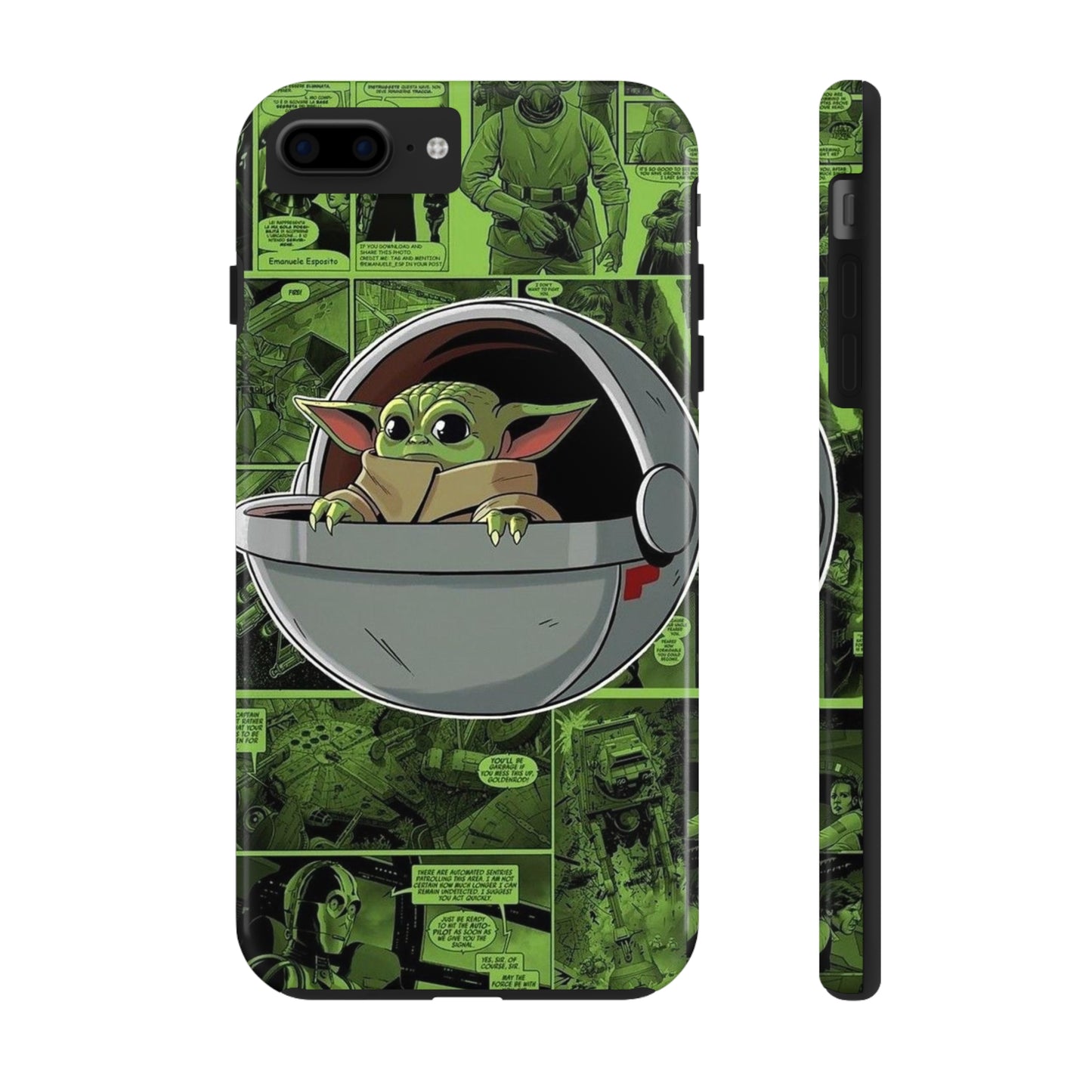 Baby Yoda phone case/ iPhone case/ media collection/ Tough Phone Cases