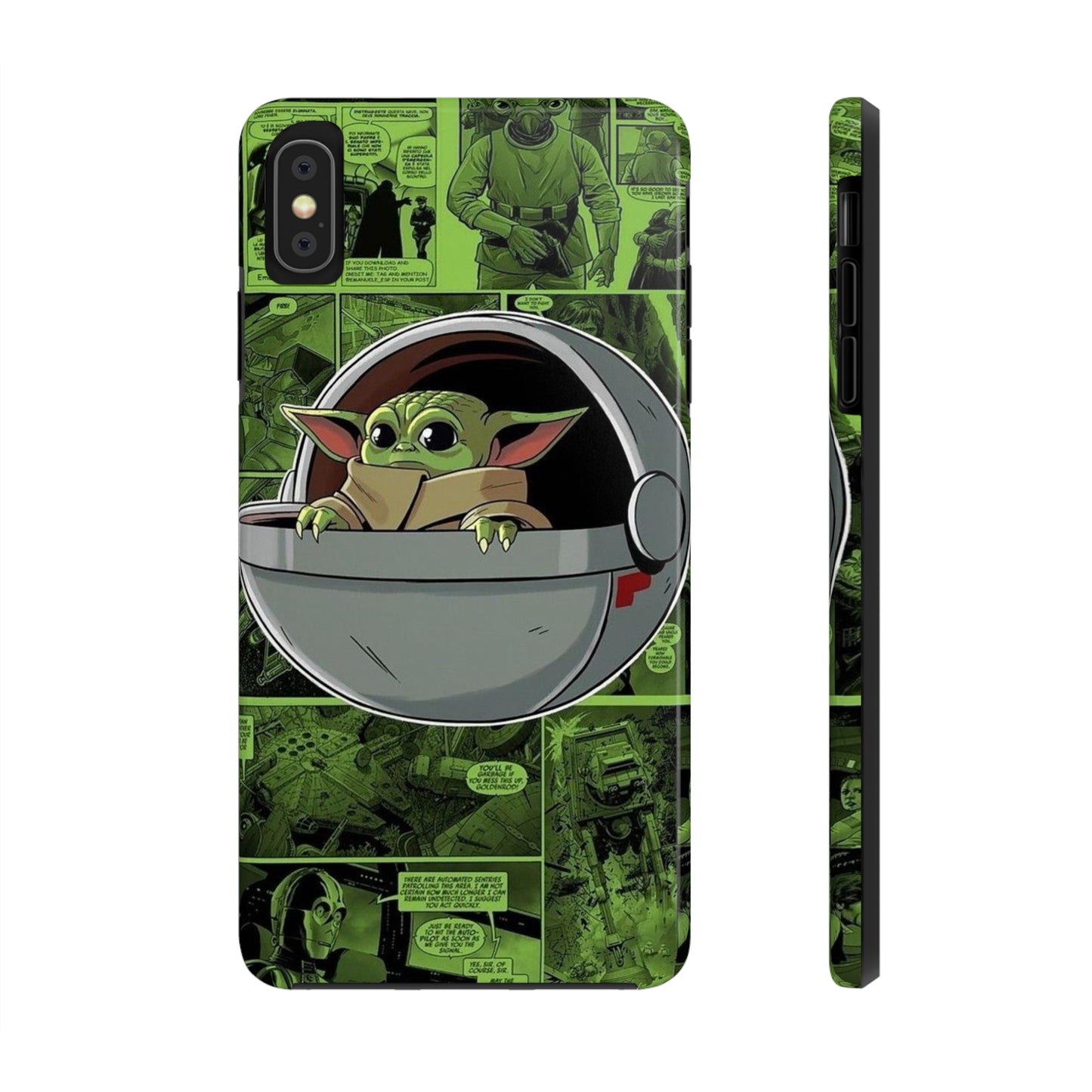 Baby Yoda phone case/ iPhone case/ media collection/ Tough Phone Cases