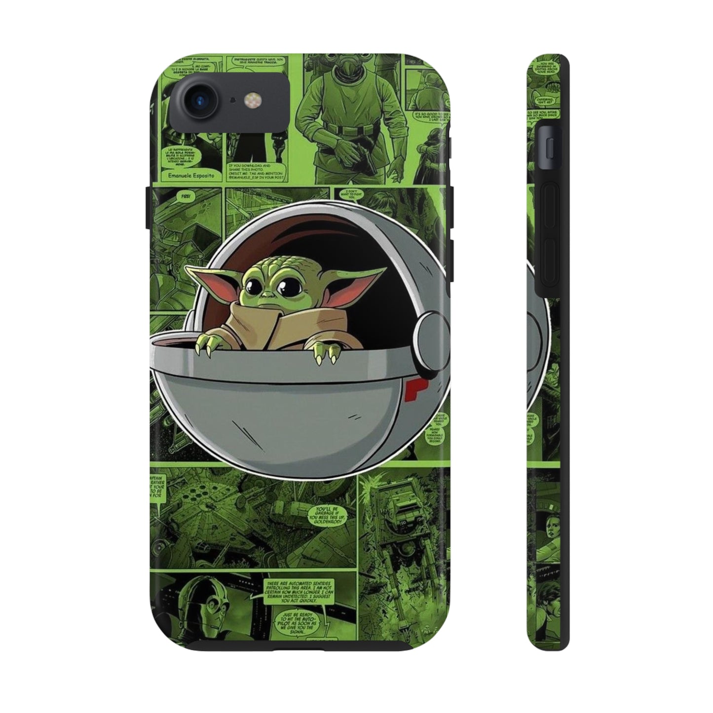 Baby Yoda phone case/ iPhone case/ media collection/ Tough Phone Cases