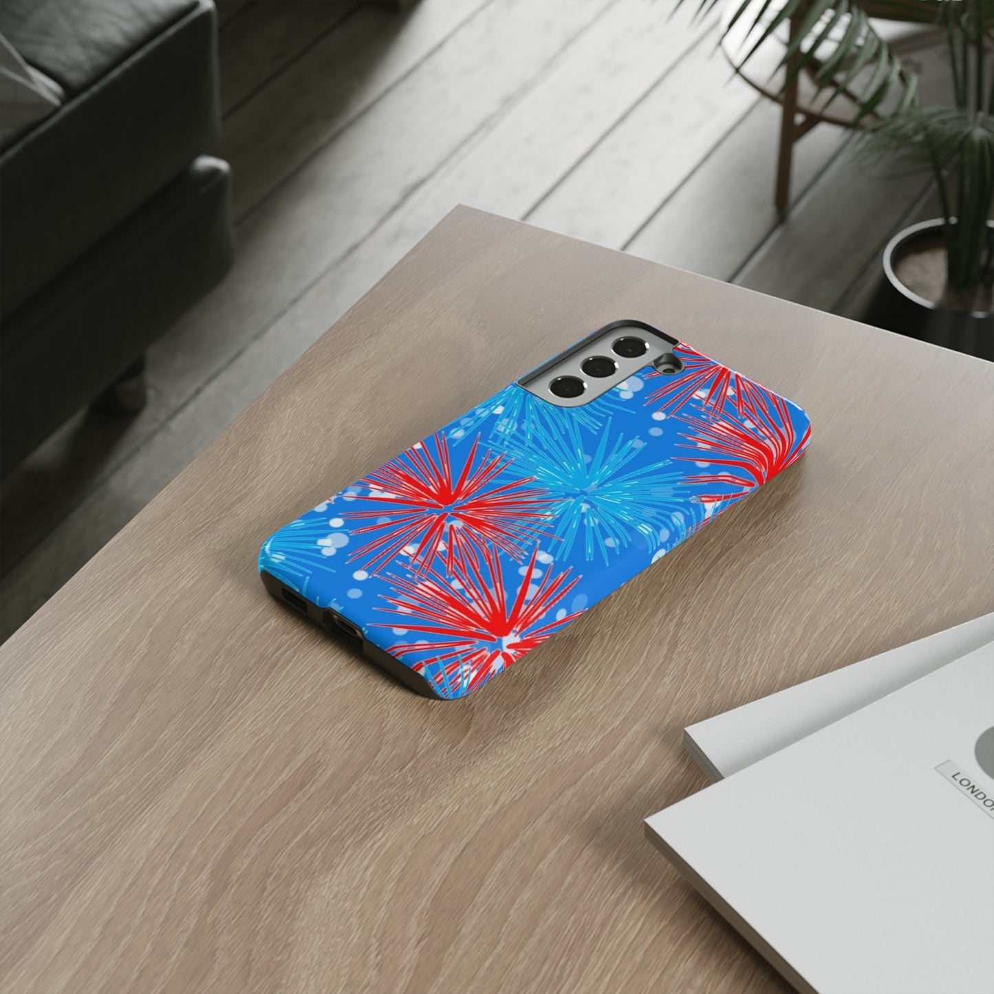 July fireworks/ phone case for Google & Samsung phones/ summer collection/ Tough Cases