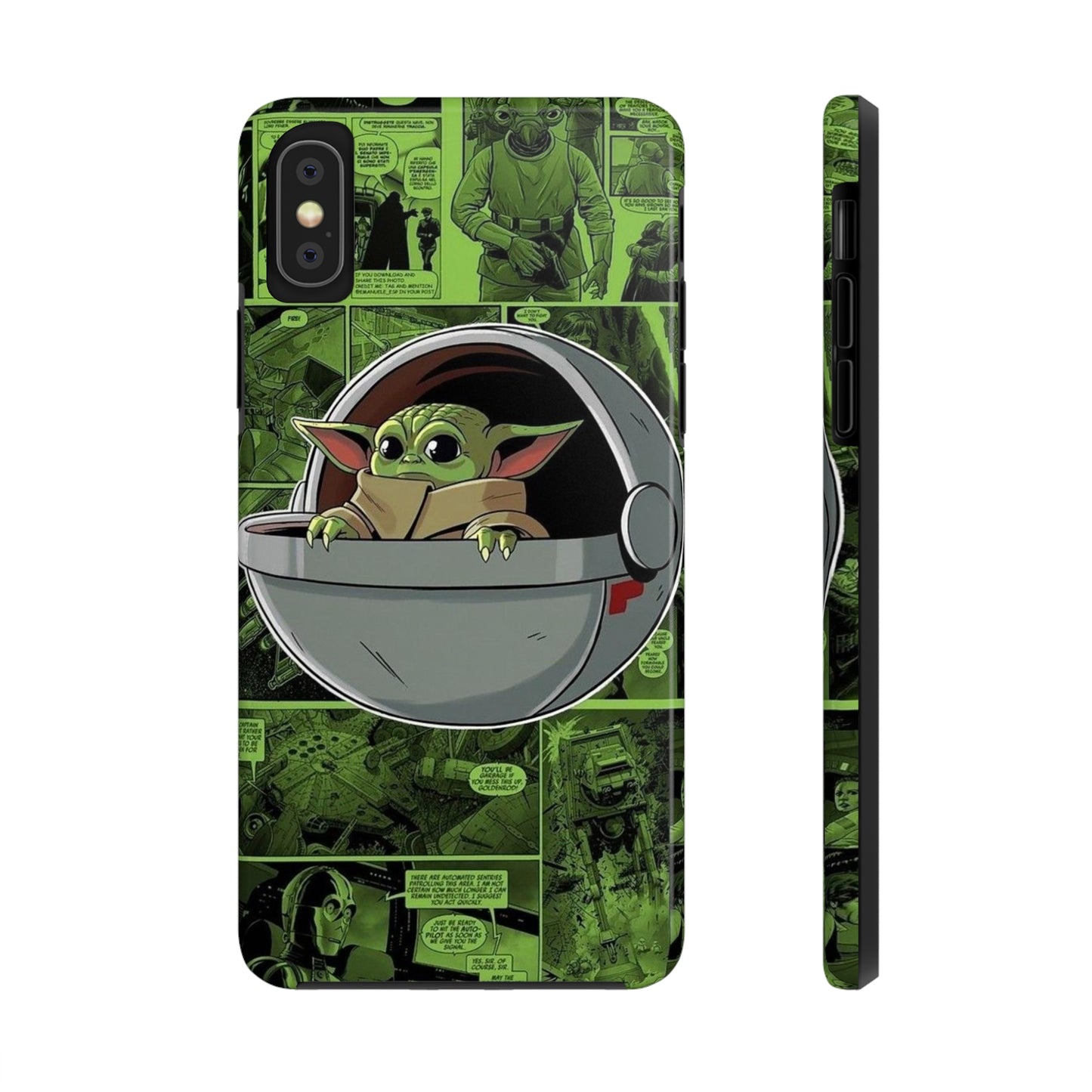 Baby Yoda phone case/ iPhone case/ media collection/ Tough Phone Cases