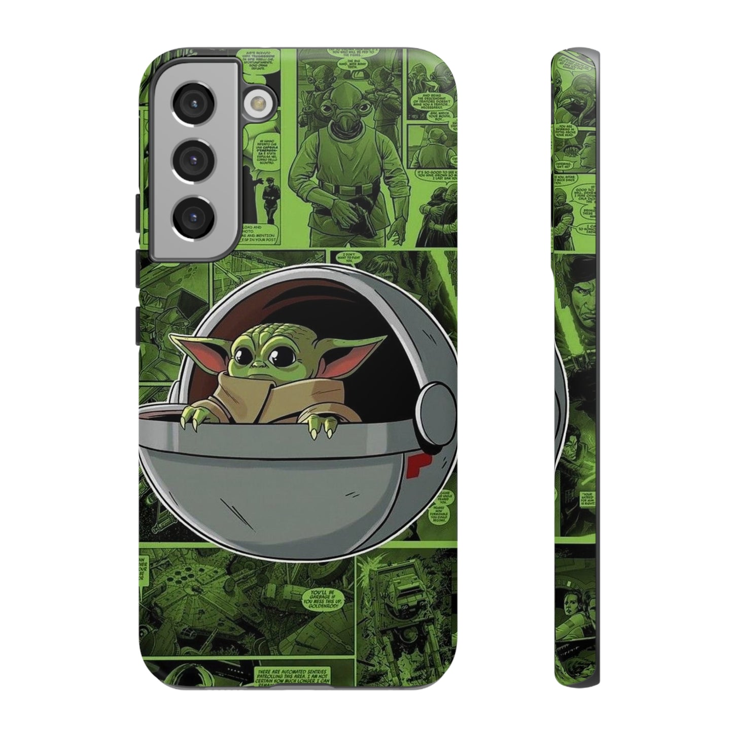 baby Yoda phone case/ for Samsung & Google phones/ media collection/Tough Cases