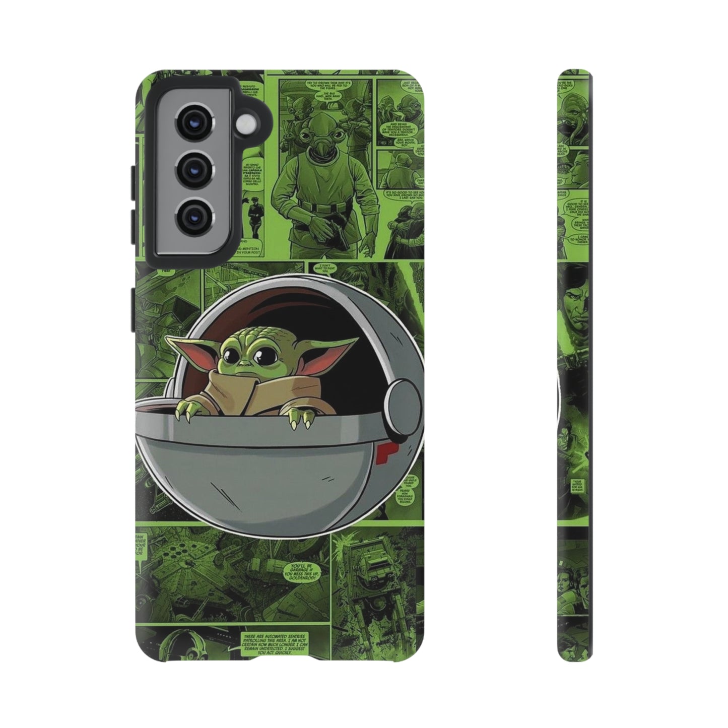 baby Yoda phone case/ for Samsung & Google phones/ media collection/Tough Cases