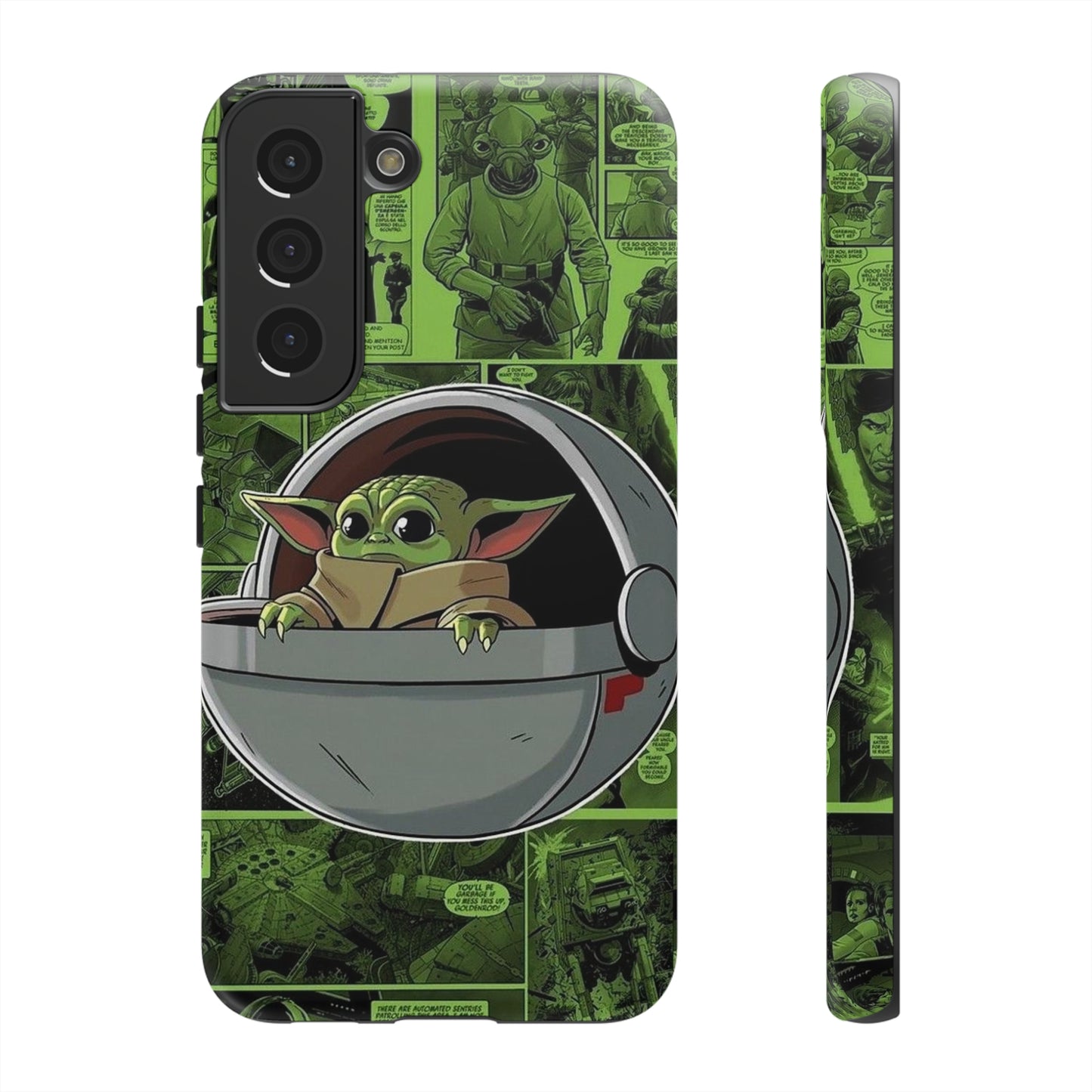 baby Yoda phone case/ for Samsung & Google phones/ media collection/Tough Cases