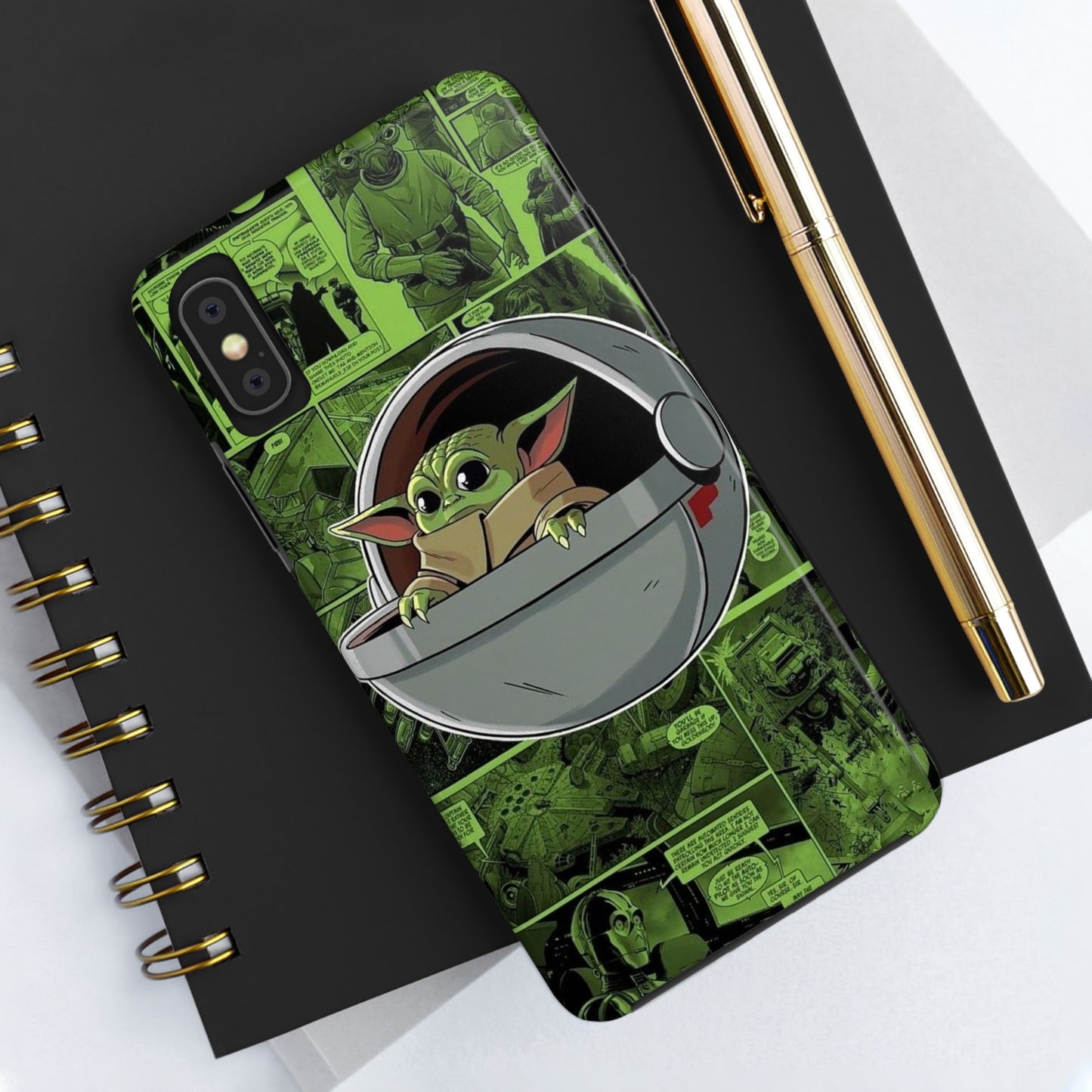 Baby Yoda phone case/ iPhone case/ media collection/ Tough Phone Cases