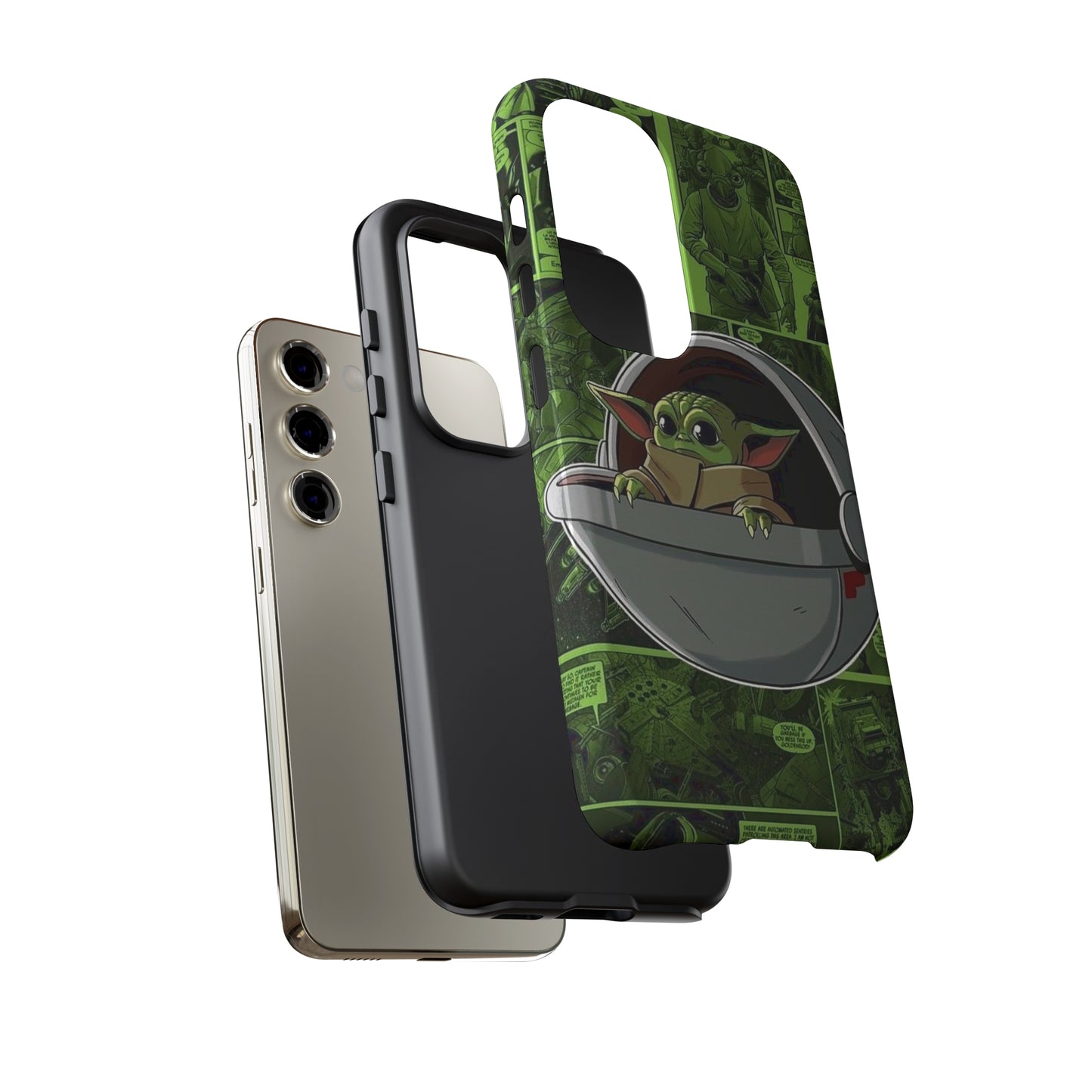 baby Yoda phone case/ for Samsung & Google phones/ media collection/Tough Cases