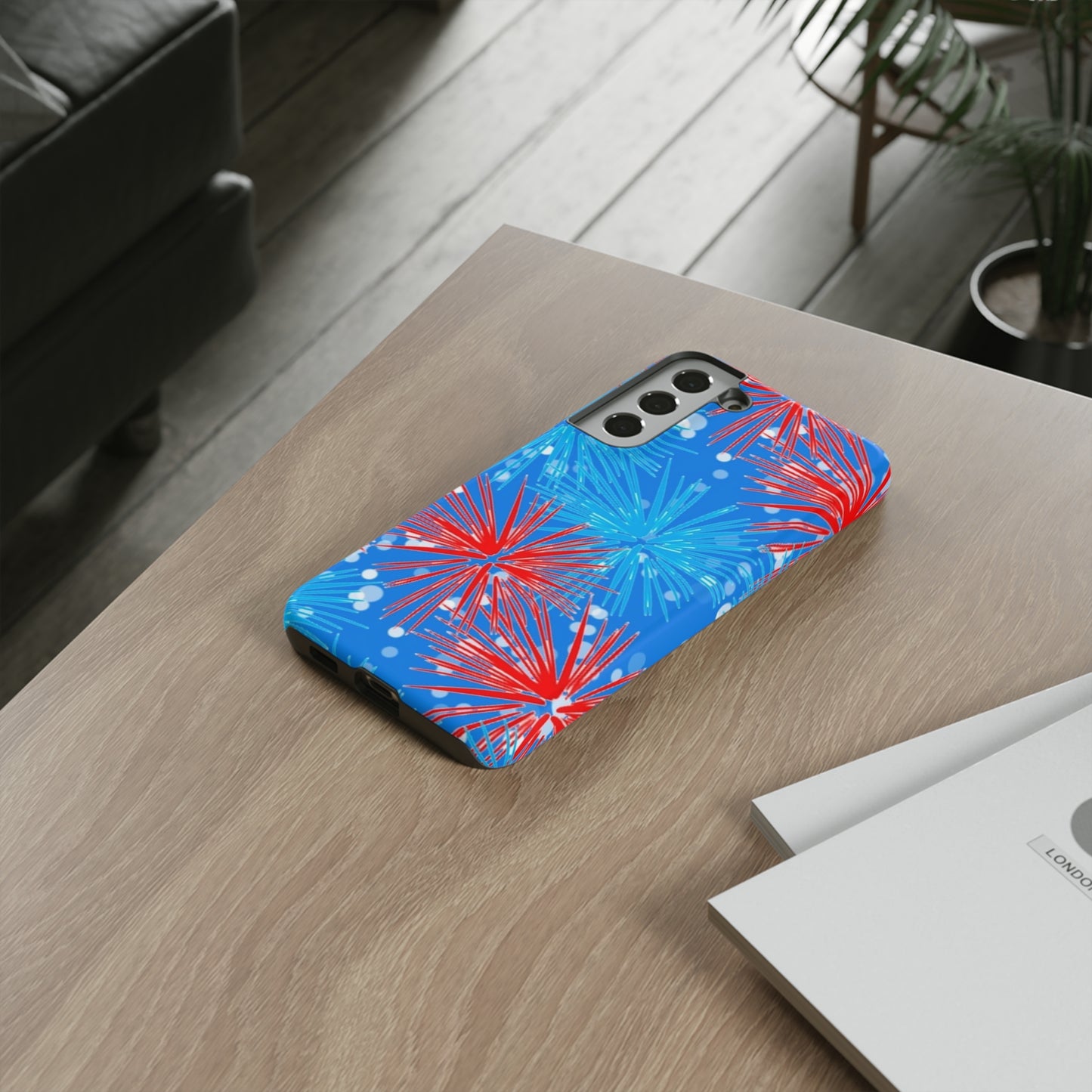 July fireworks/ phone case for Google & Samsung phones/ summer collection/ Tough Cases