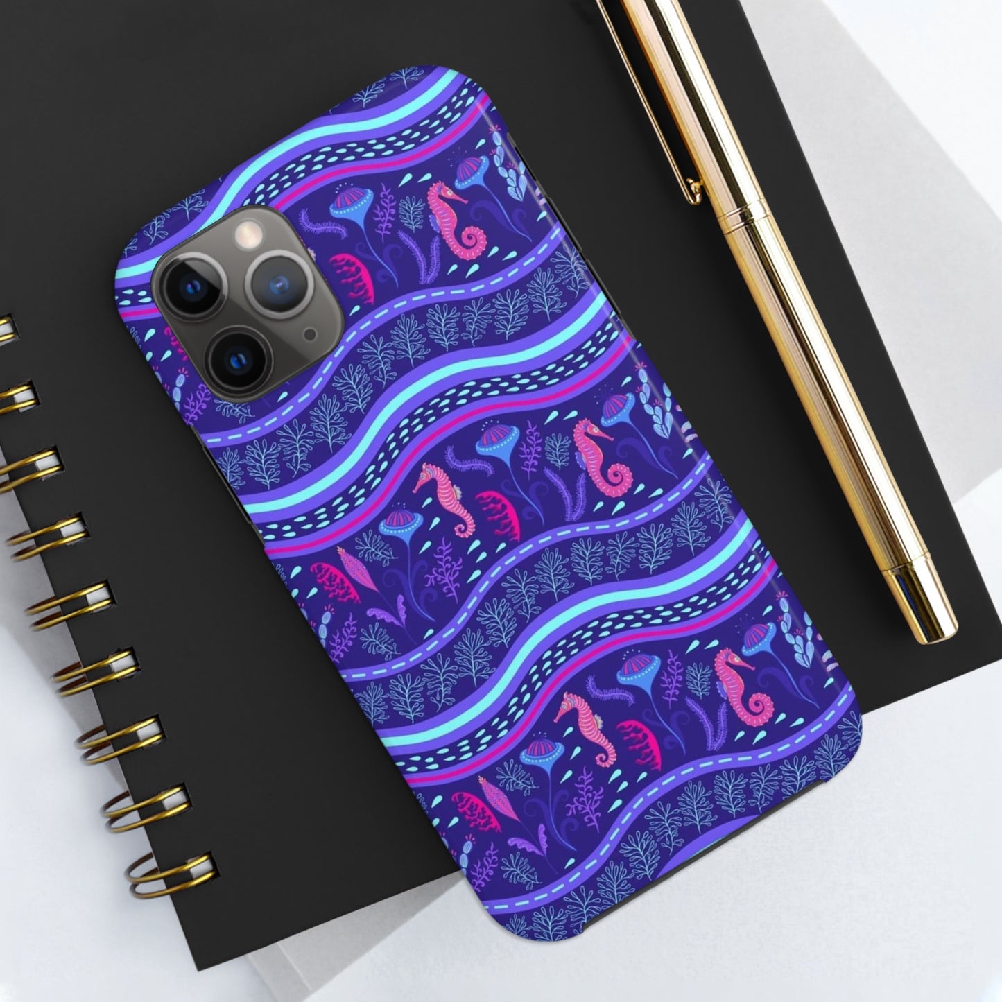 Sea Horse Reef  phone case for iPhone / summer collection Tough Phone Cases, Case-Mate