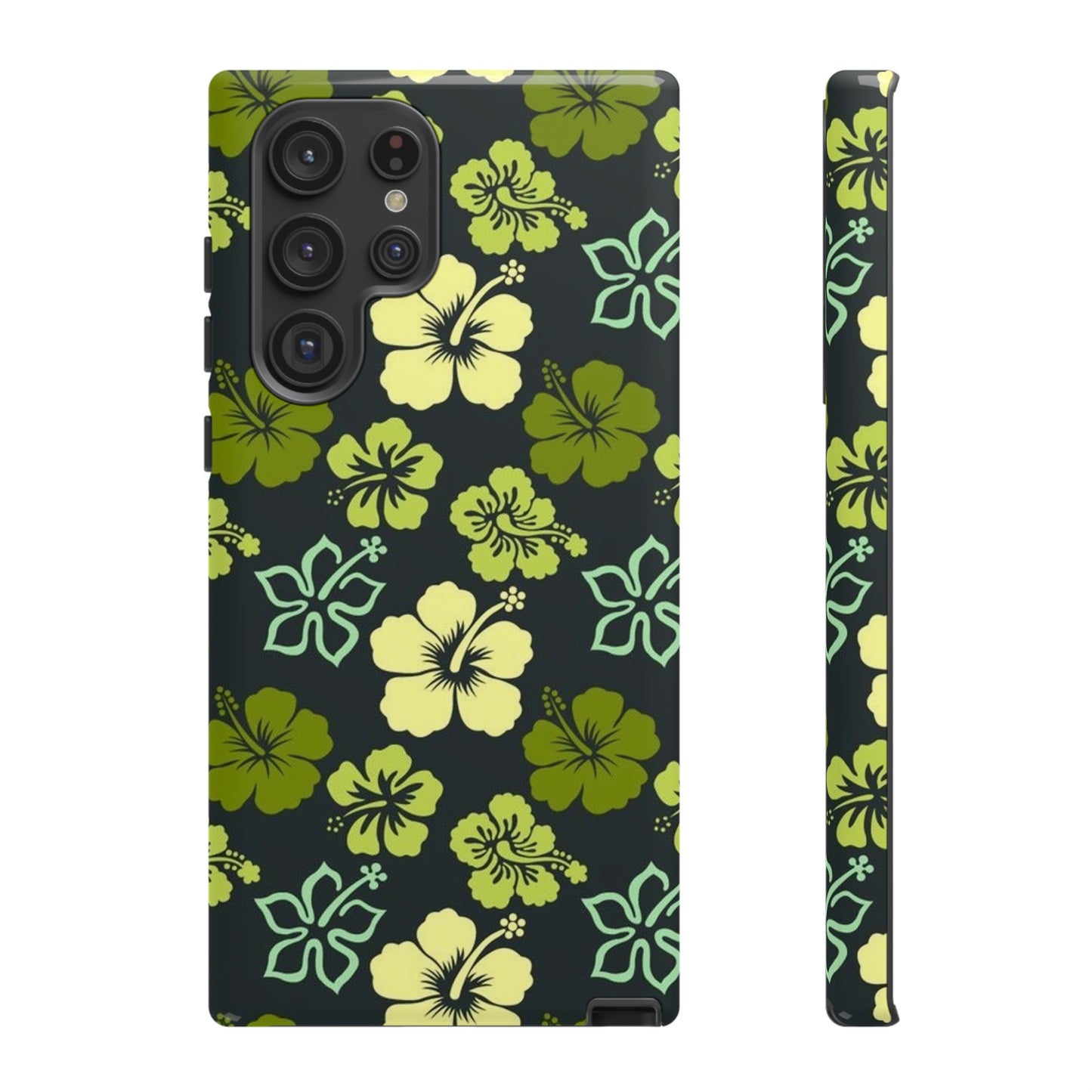 Green Hawaiian phone case for Samsung & Google phones / summer collection / Tough Cases