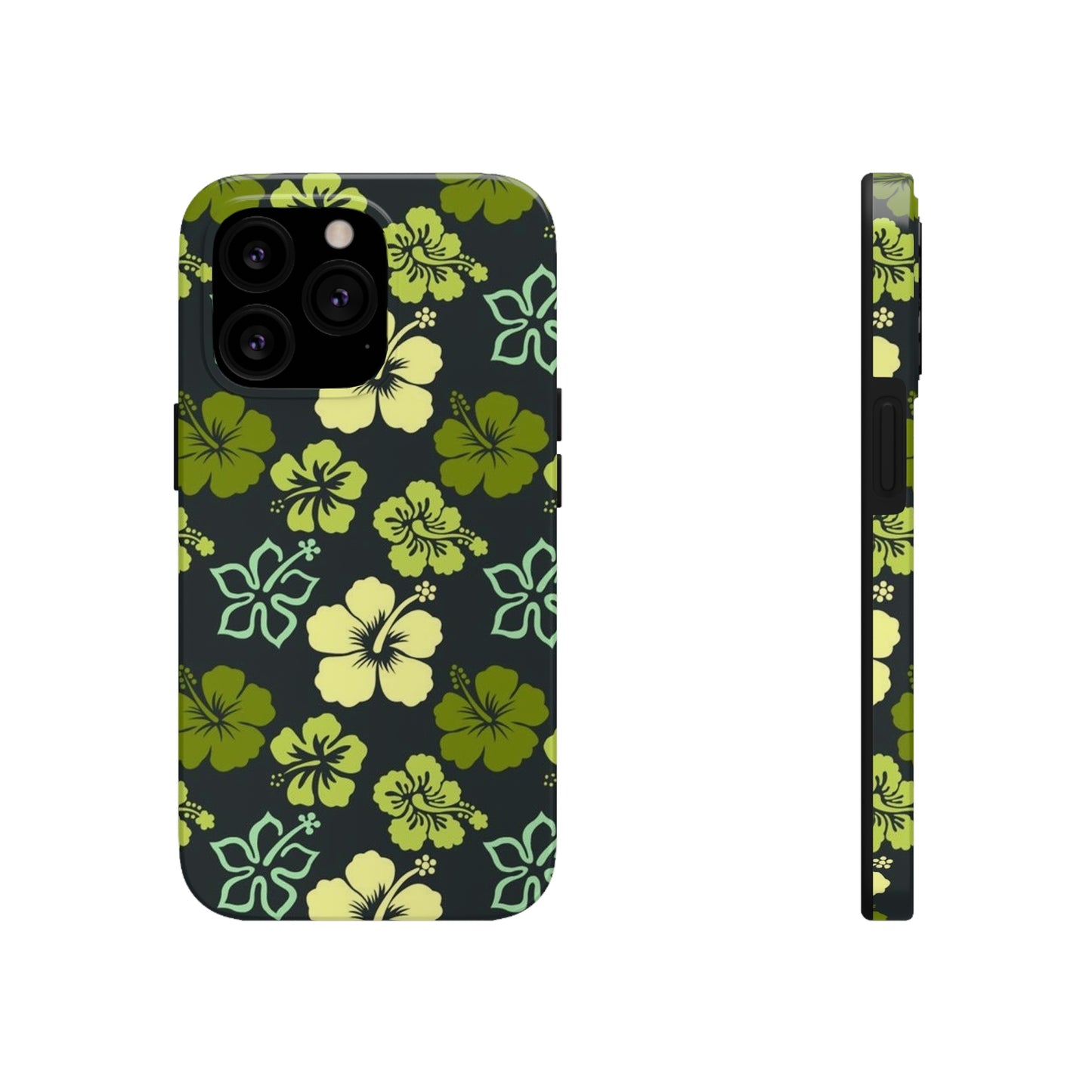 Green Hawaiian phone case for iPhone / summer collection Tough Phone Cases, Case-Mate