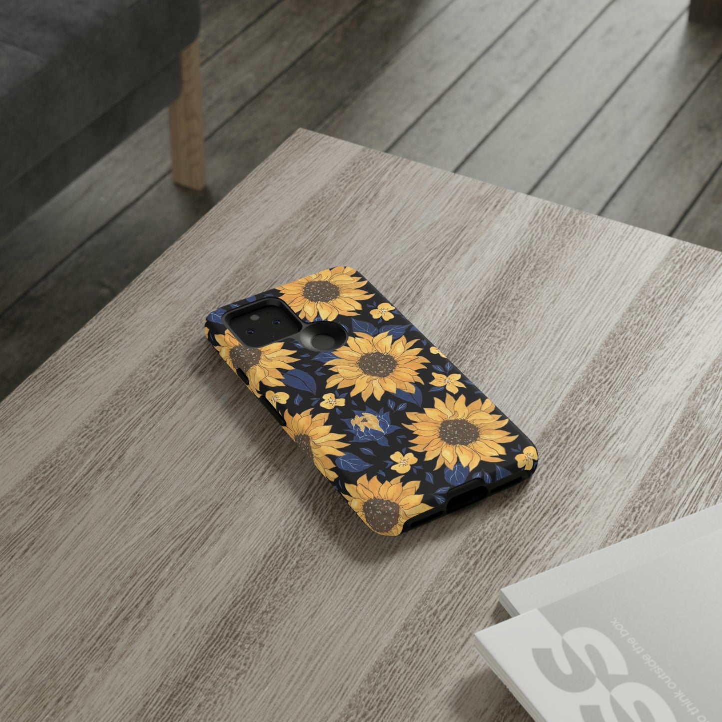 Sunflower phone case/ for Samsung & Google phones/ Floral collection/ Tough Phone Cases