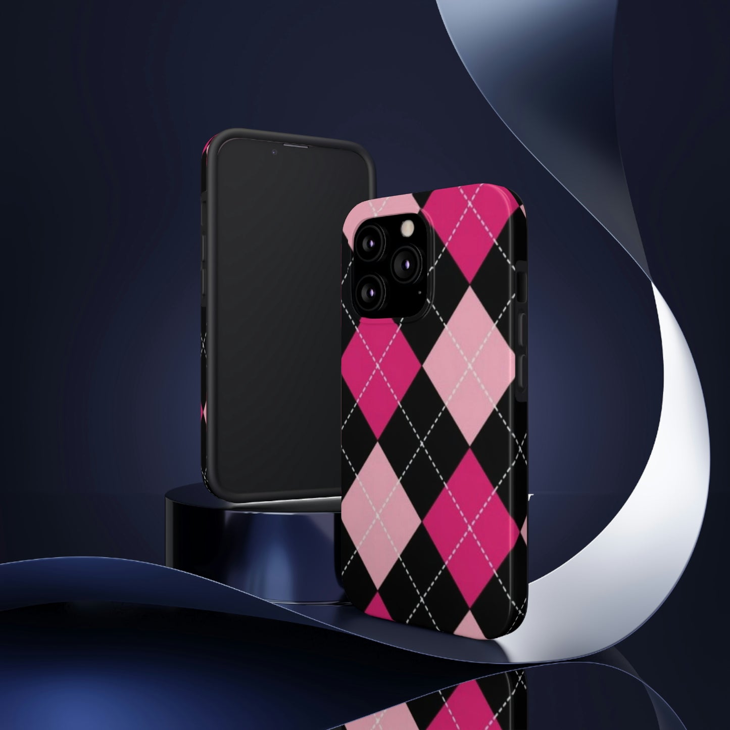 Pink Diamond phone case/ for iPhone/ plaid collection/ Tough Phone Cases