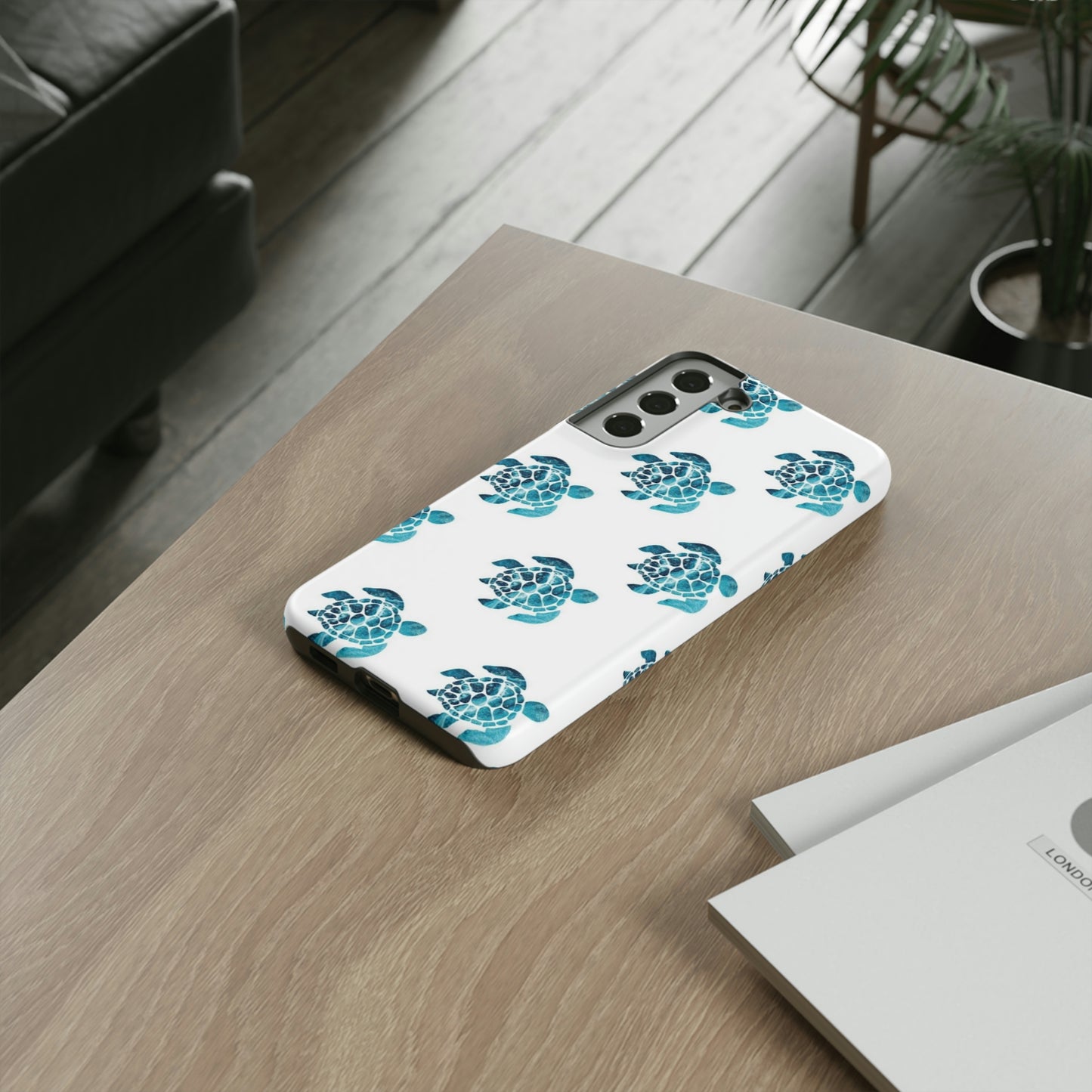 Turtles Crossing phone case/ for Samsung & Google phones/ Tough Cases/ summer collection