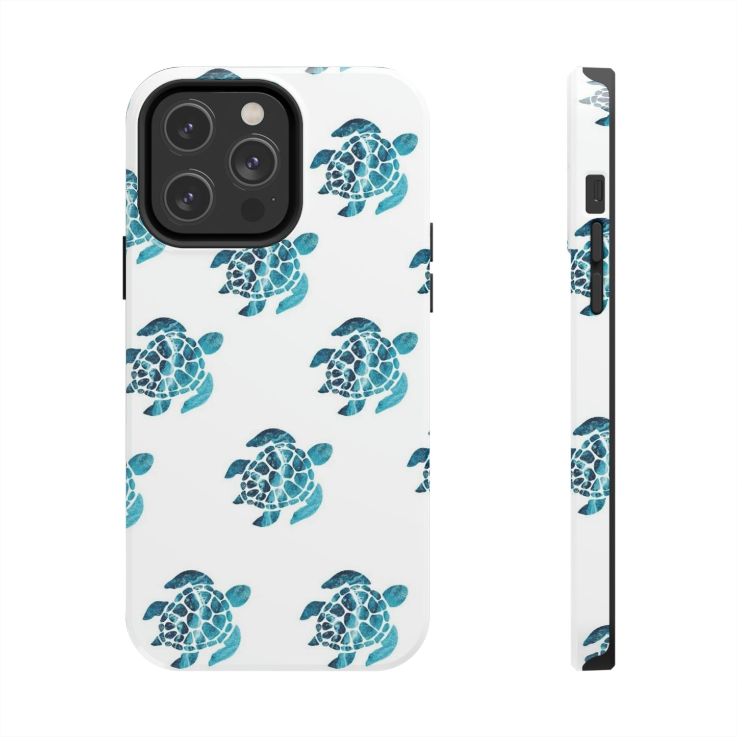 Turtles crossing iPhone case / summer collection Tough Phone Cases, Case-Mate