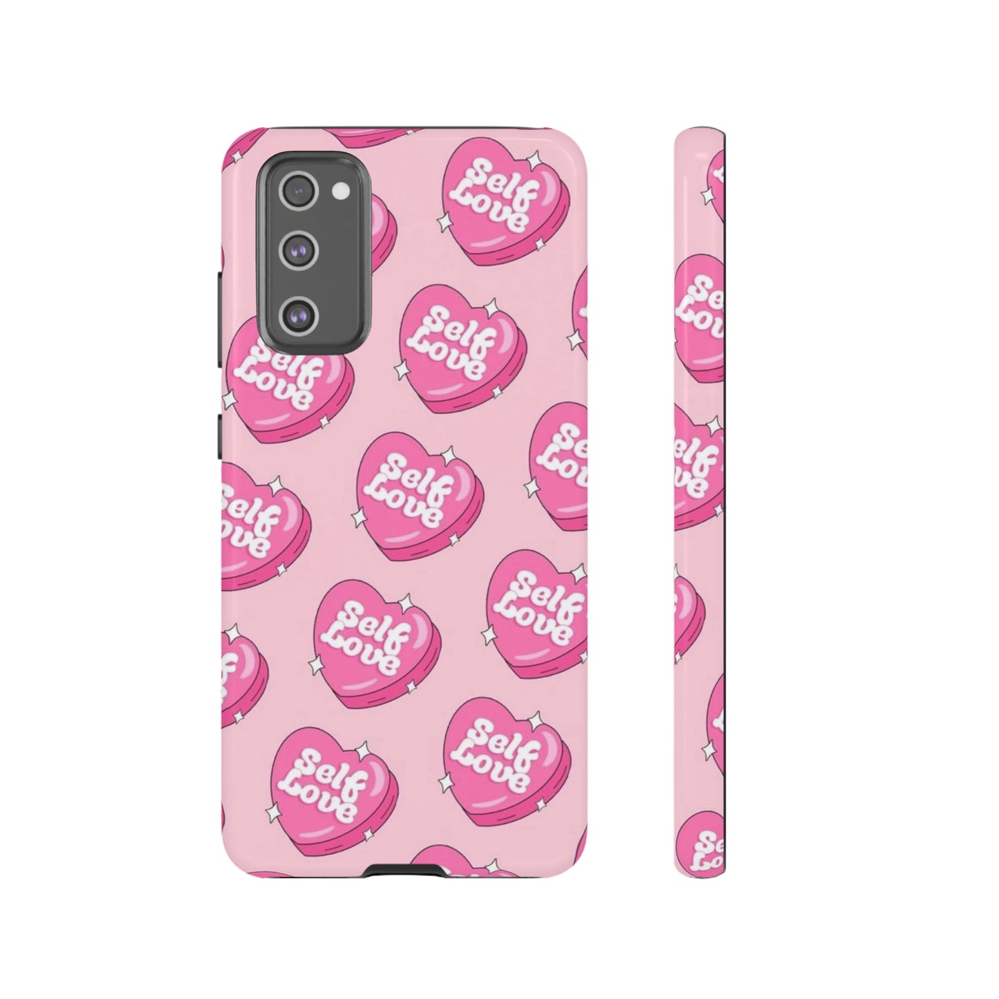 Self love phone case, for Samsung & google phones,/ heart collection/ tough case