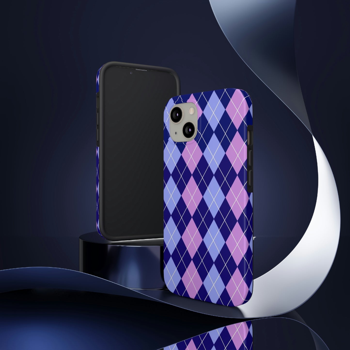 Purple plaid sweater phone case/ for iPhone/ plaid collection/ Tough Phone Cases