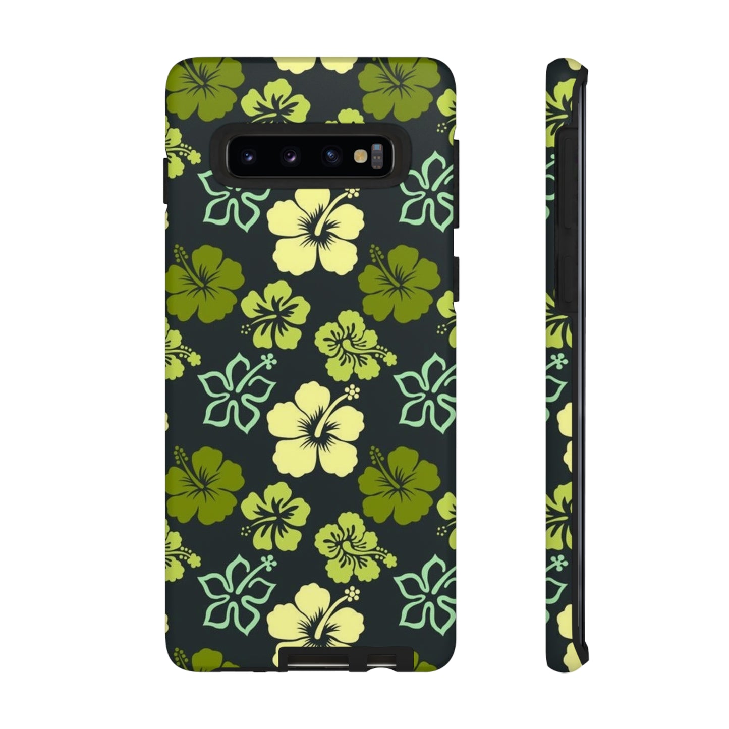 Green Hawaiian phone case for Samsung & Google phones / summer collection / Tough Cases