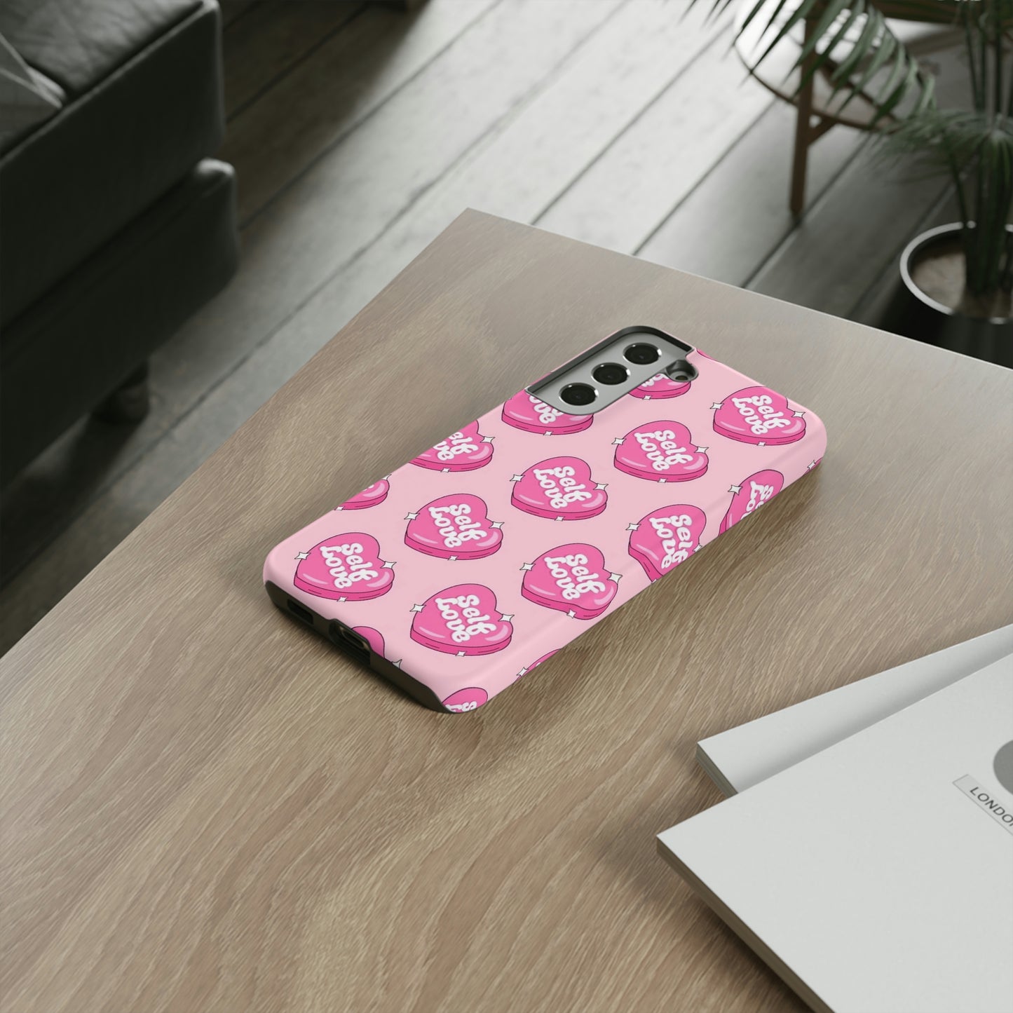 Self love phone case, for Samsung & google phones,/ heart collection/ tough case