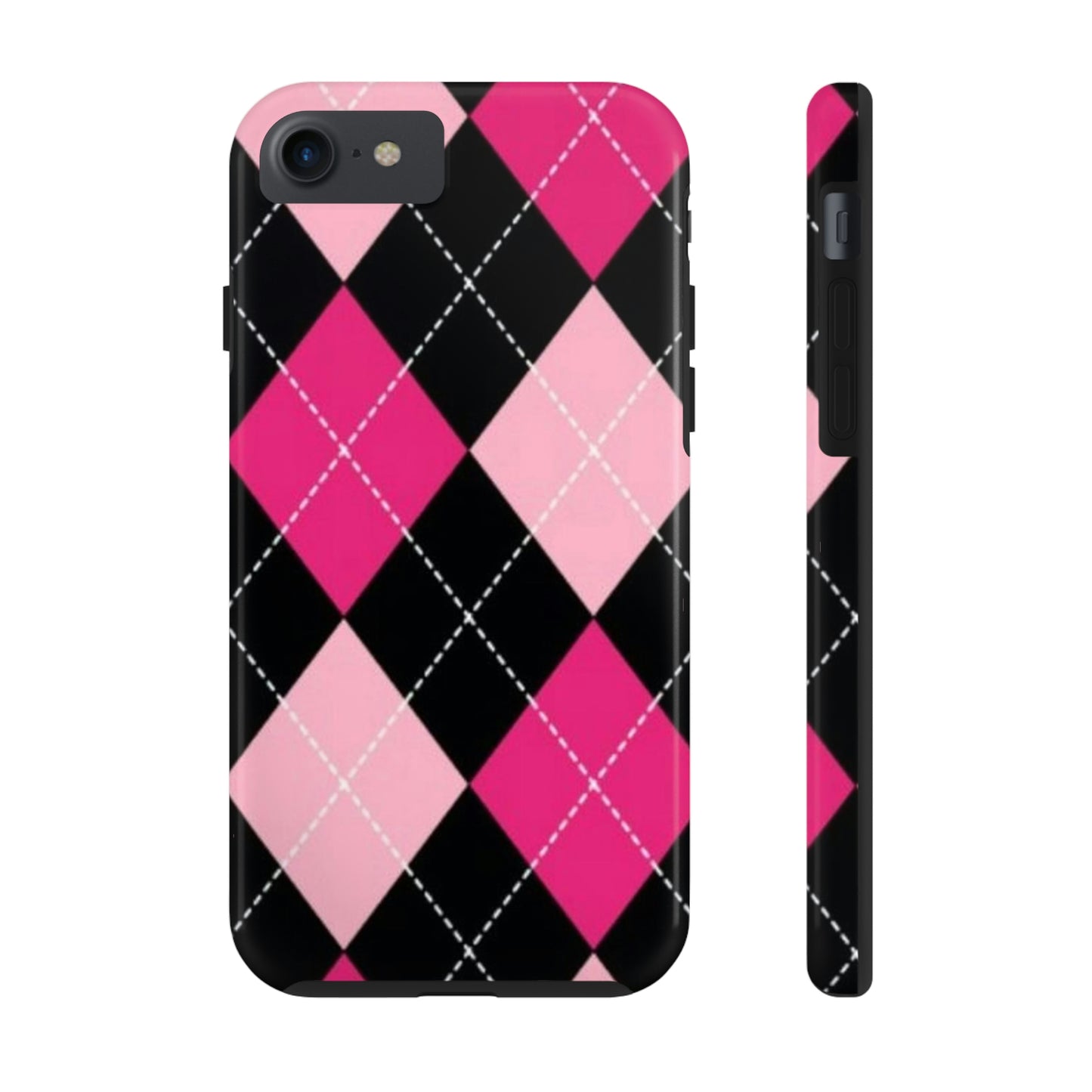 Pink Diamond phone case/ for iPhone/ plaid collection/ Tough Phone Cases