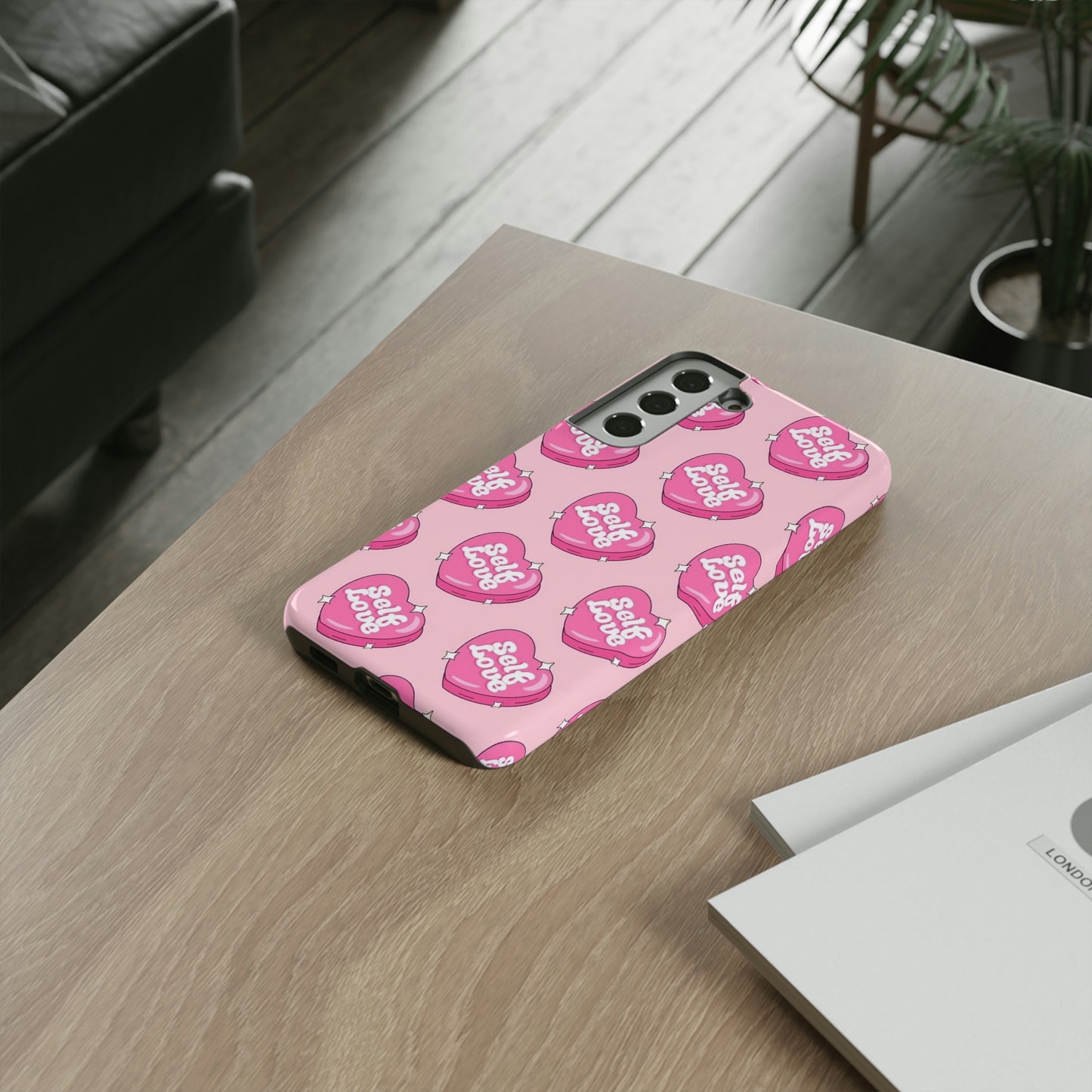 Self love phone case, for Samsung & google phones,/ heart collection/ tough case