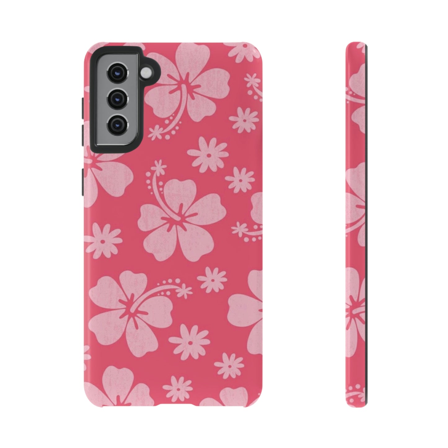 Pink hibiscus phone case/ for Samsung & Google phones /summer collection