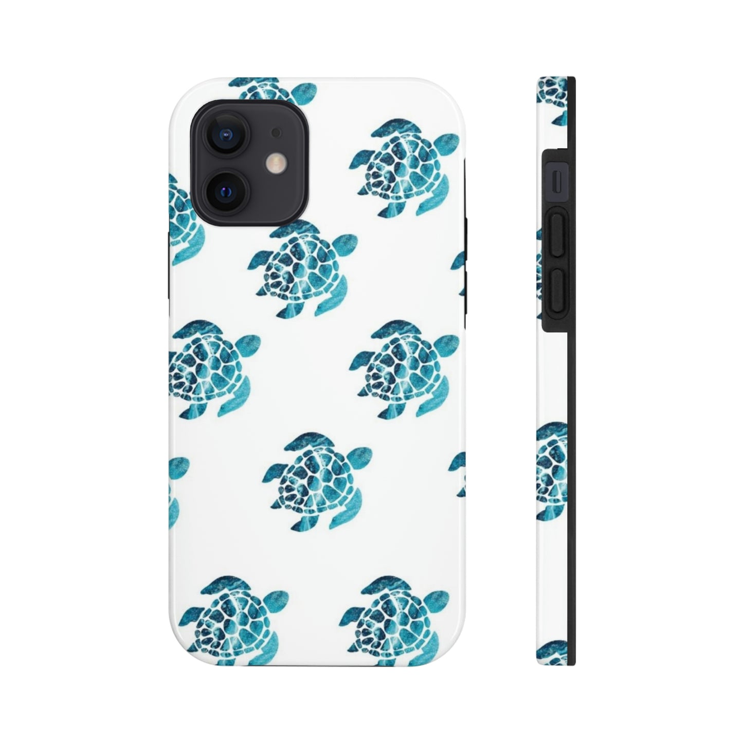 Turtles crossing iPhone case / summer collection Tough Phone Cases, Case-Mate