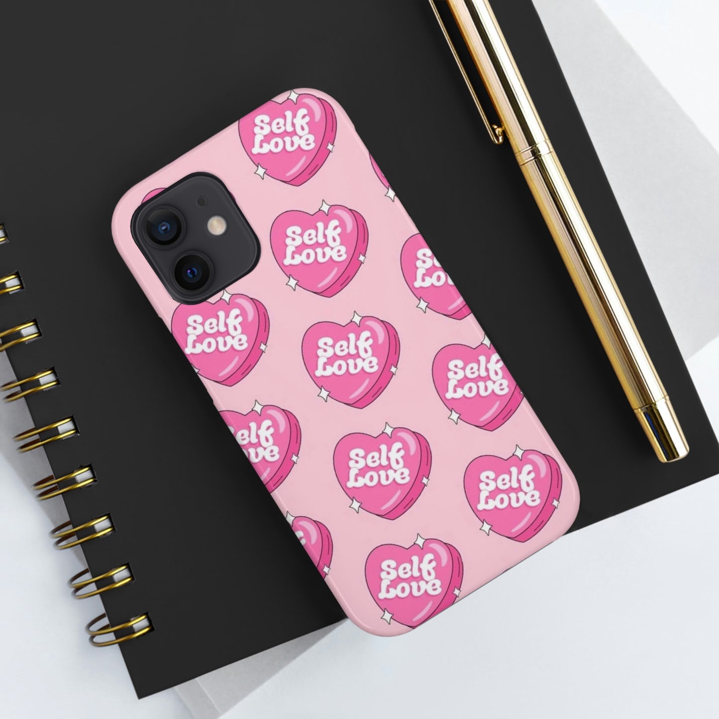 Self Love phone case/ for iPhones/heart collection Tough Phone Cases,