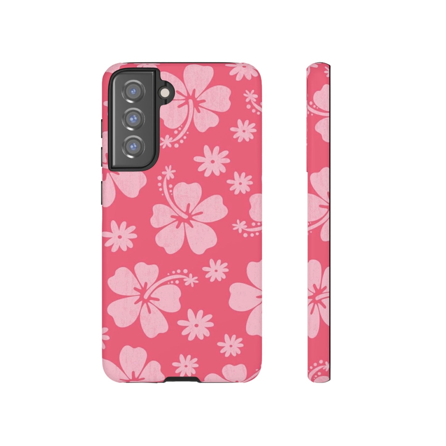 Pink hibiscus phone case/ for Samsung & Google phones /summer collection