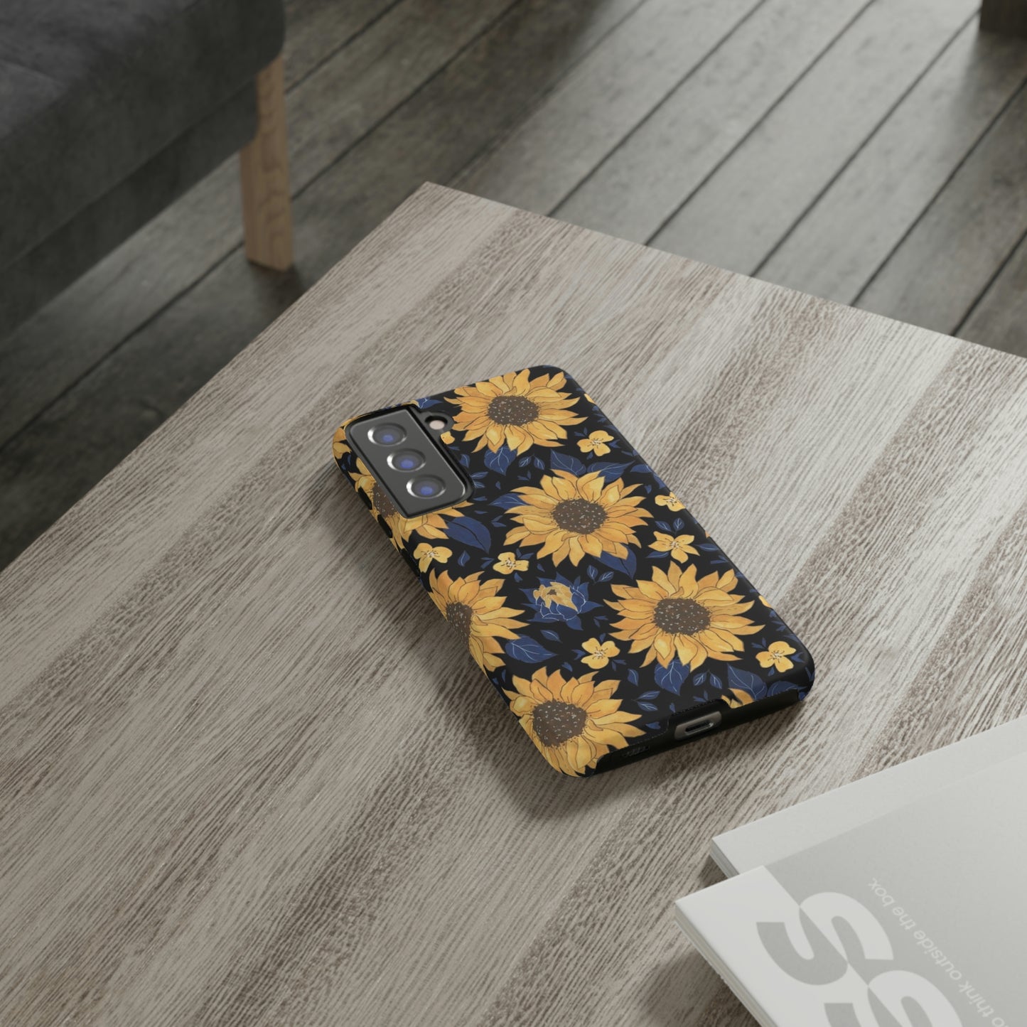 Sunflower phone case/ for Samsung & Google phones/ Floral collection/ Tough Phone Cases