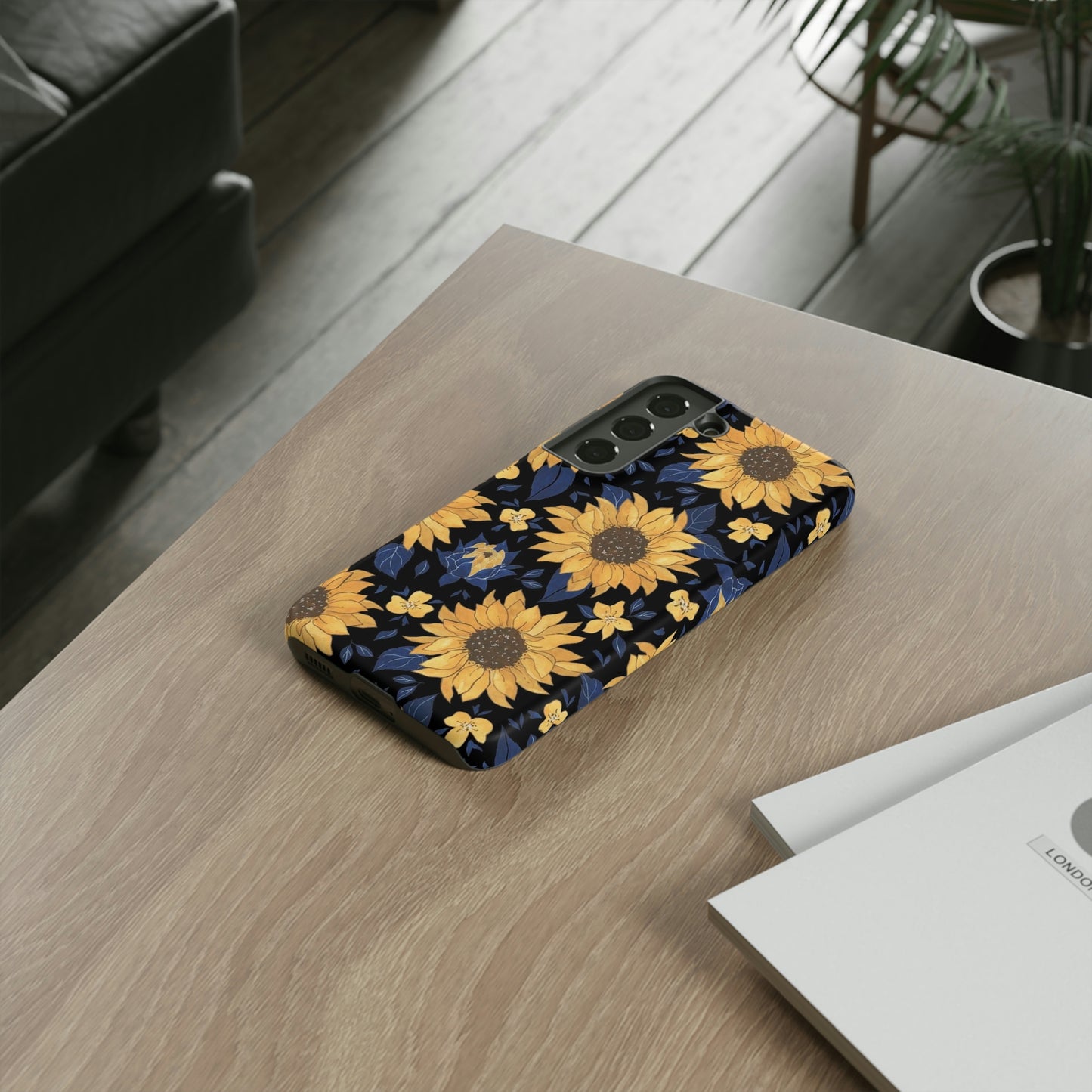 Sunflower phone case/ for Samsung & Google phones/ Floral collection/ Tough Phone Cases