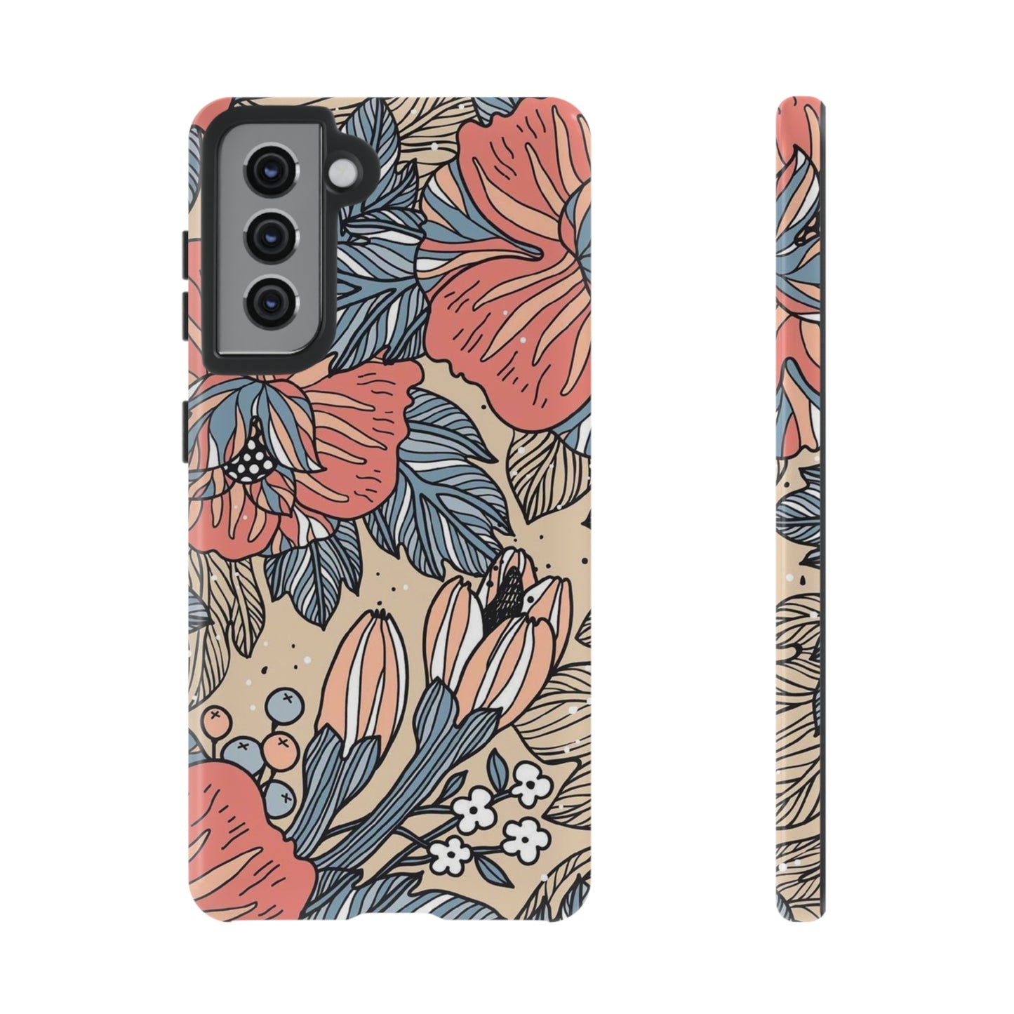 Floral Phone case, for Samsung & Google phone/Tough Cases/ Floral collection