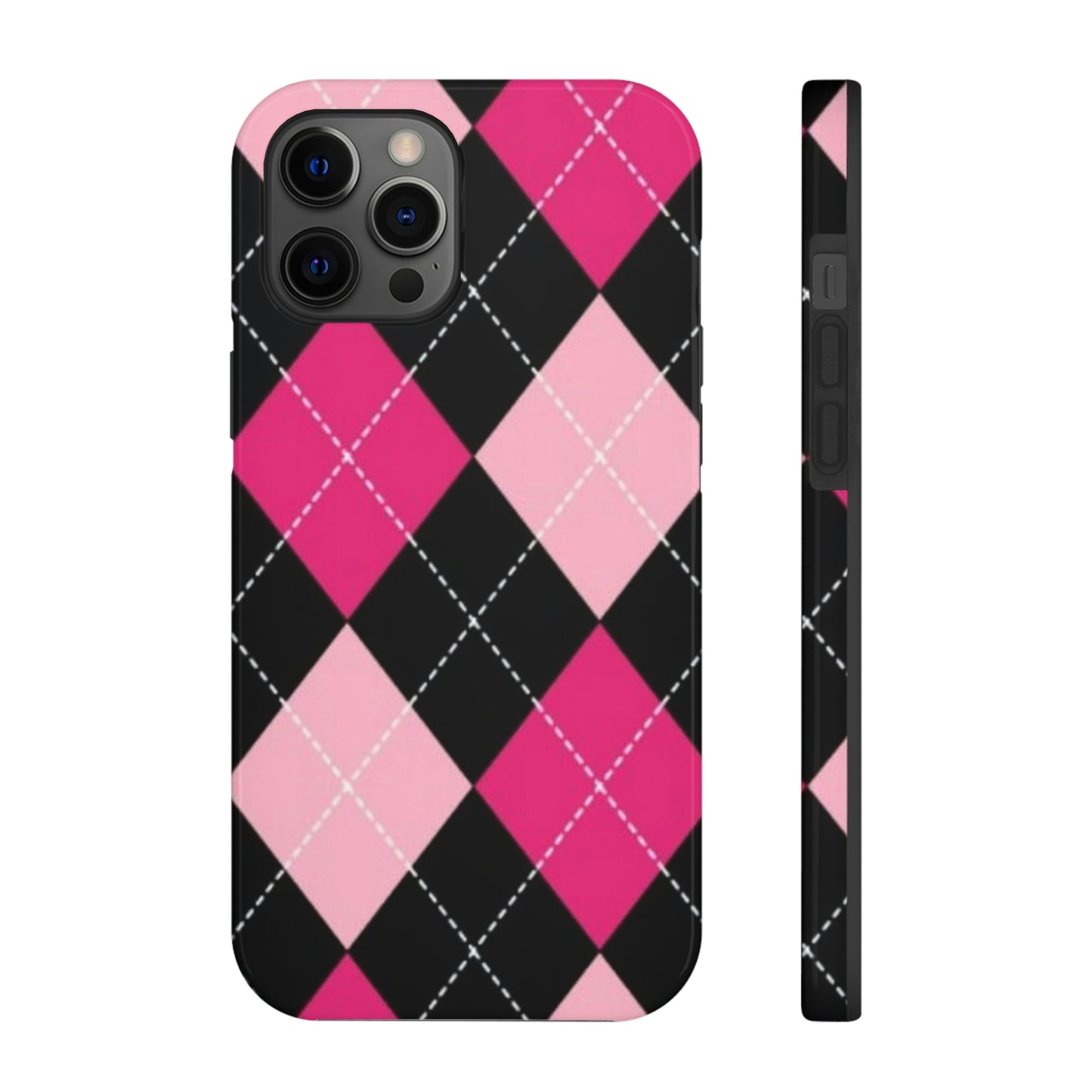 Pink Diamond phone case/ for iPhone/ plaid collection/ Tough Phone Cases