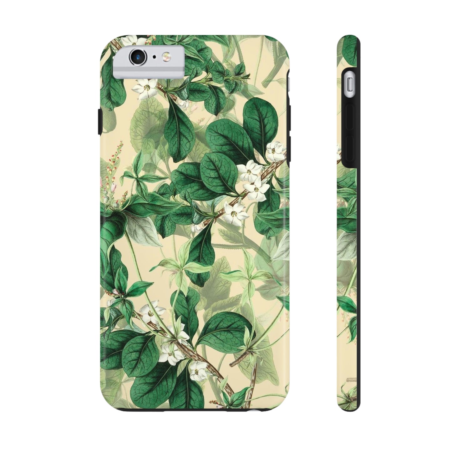 Green Petals phone case, for iPhone, Tough Phone Cases, Floral collection