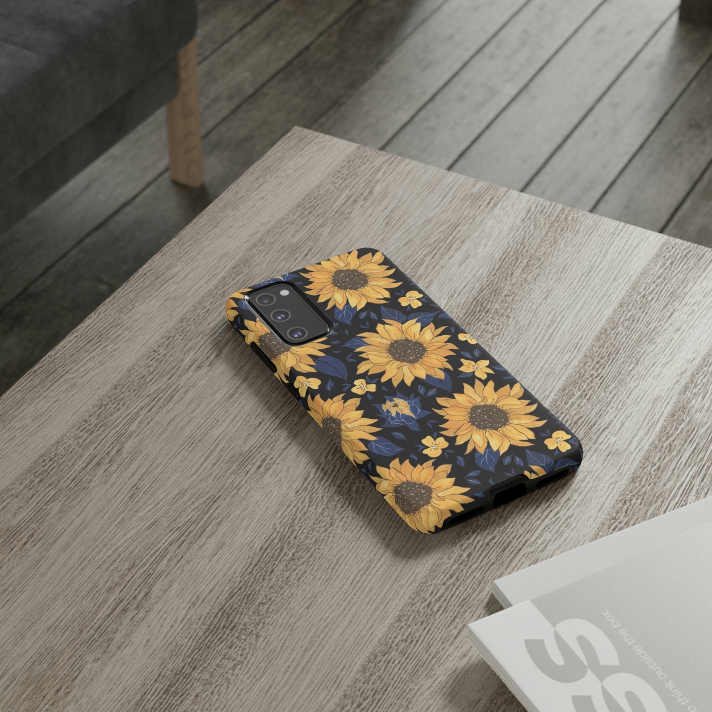 Sunflower phone case/ for Samsung & Google phones/ Floral collection/ Tough Phone Cases