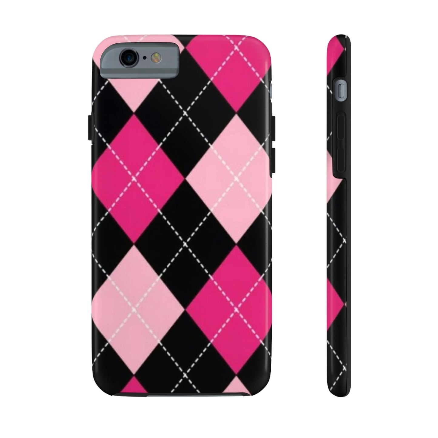 Pink Diamond phone case/ for iPhone/ plaid collection/ Tough Phone Cases