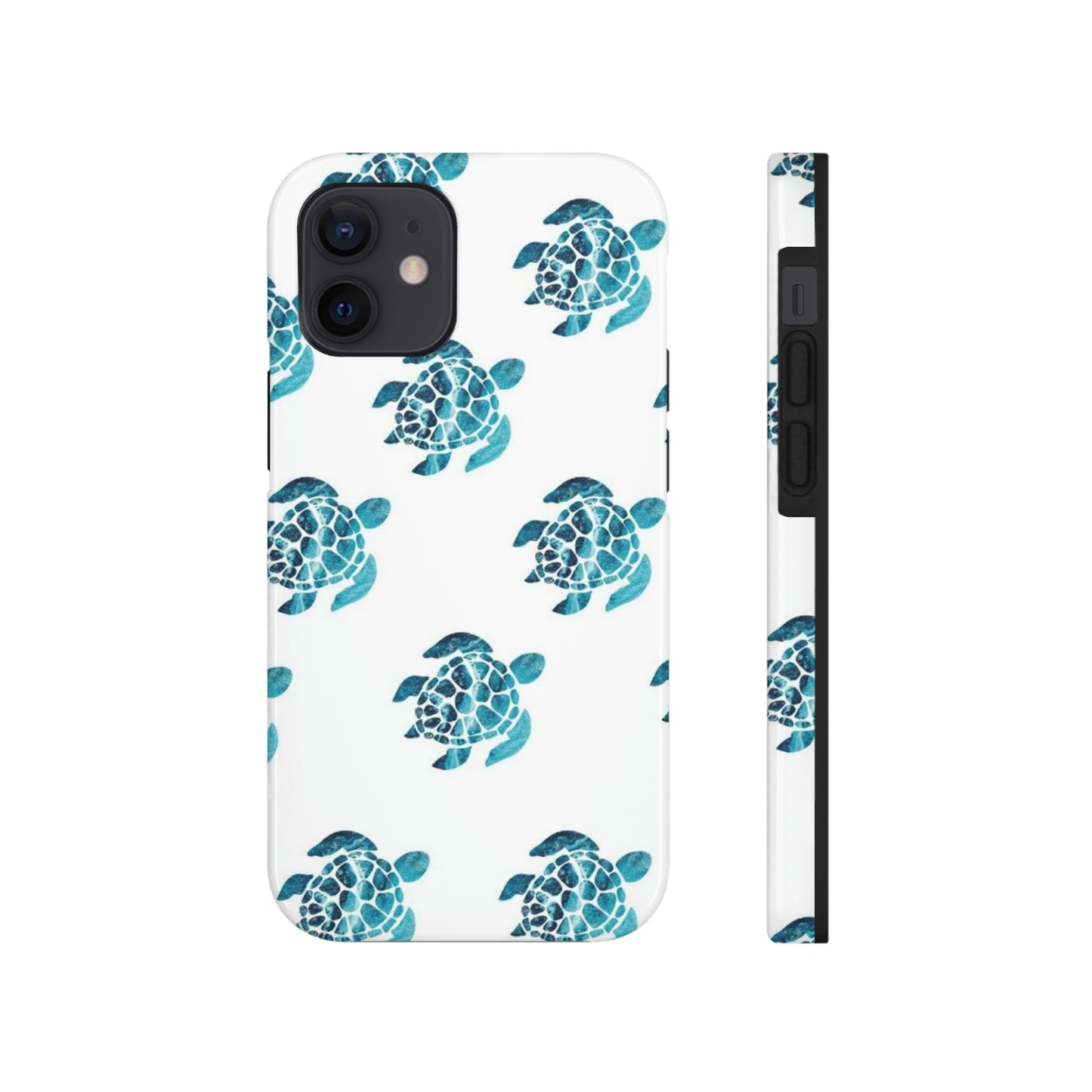 Turtles crossing iPhone case / summer collection Tough Phone Cases, Case-Mate