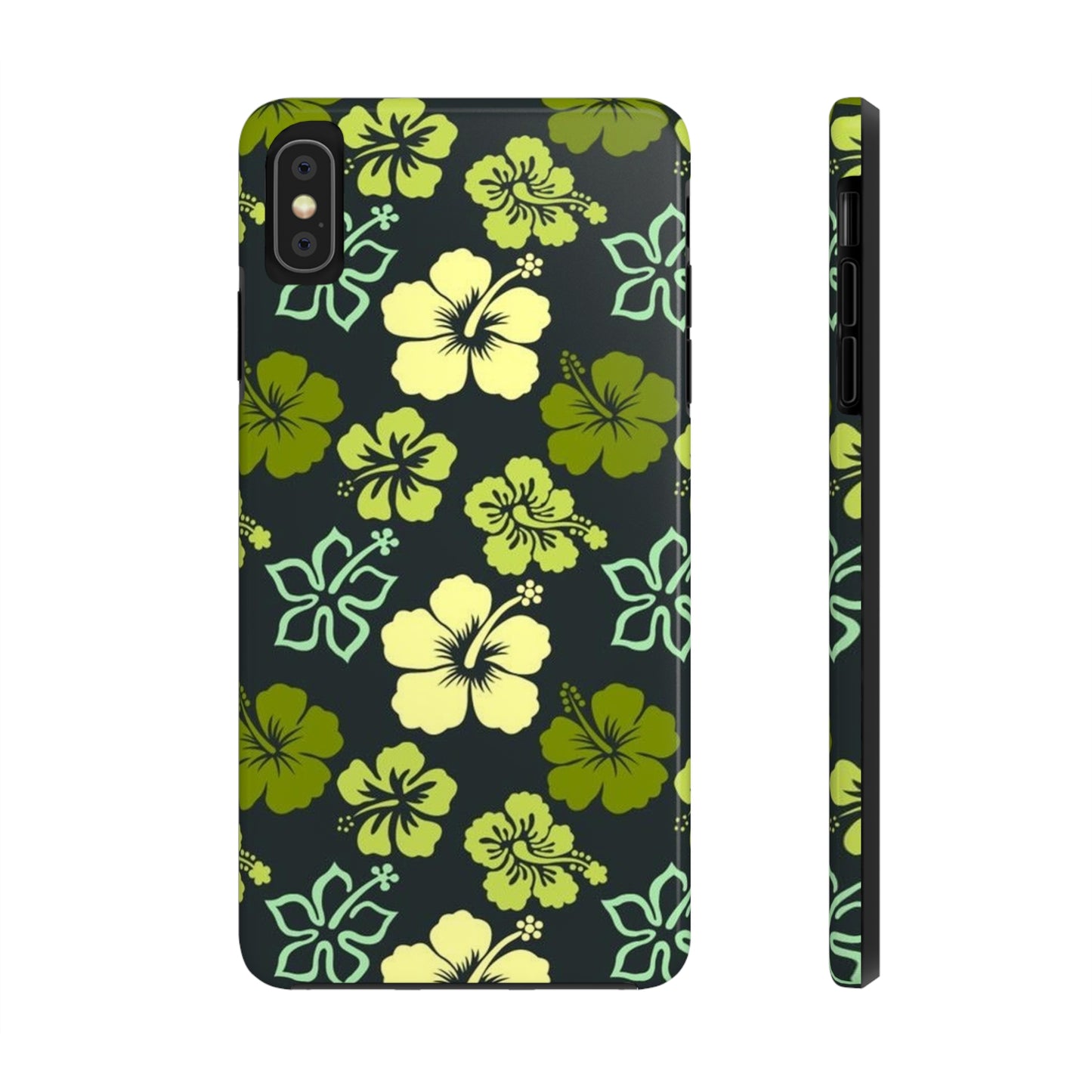 Green Hawaiian phone case for iPhone / summer collection Tough Phone Cases, Case-Mate