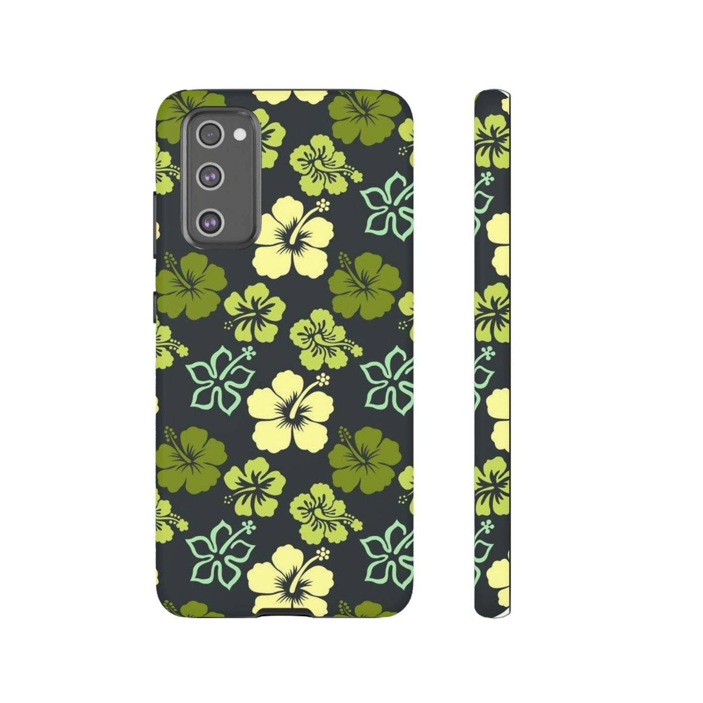 Green Hawaiian phone case for Samsung & Google phones / summer collection / Tough Cases