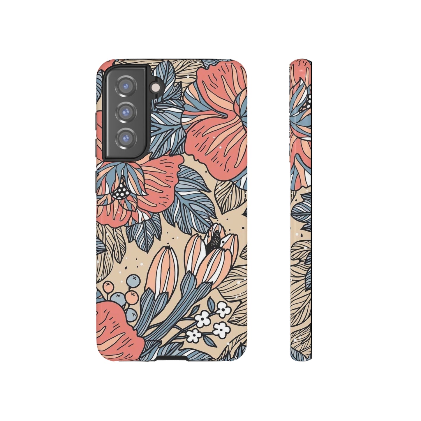 Floral Phone case, for Samsung & Google phone/Tough Cases/ Floral collection