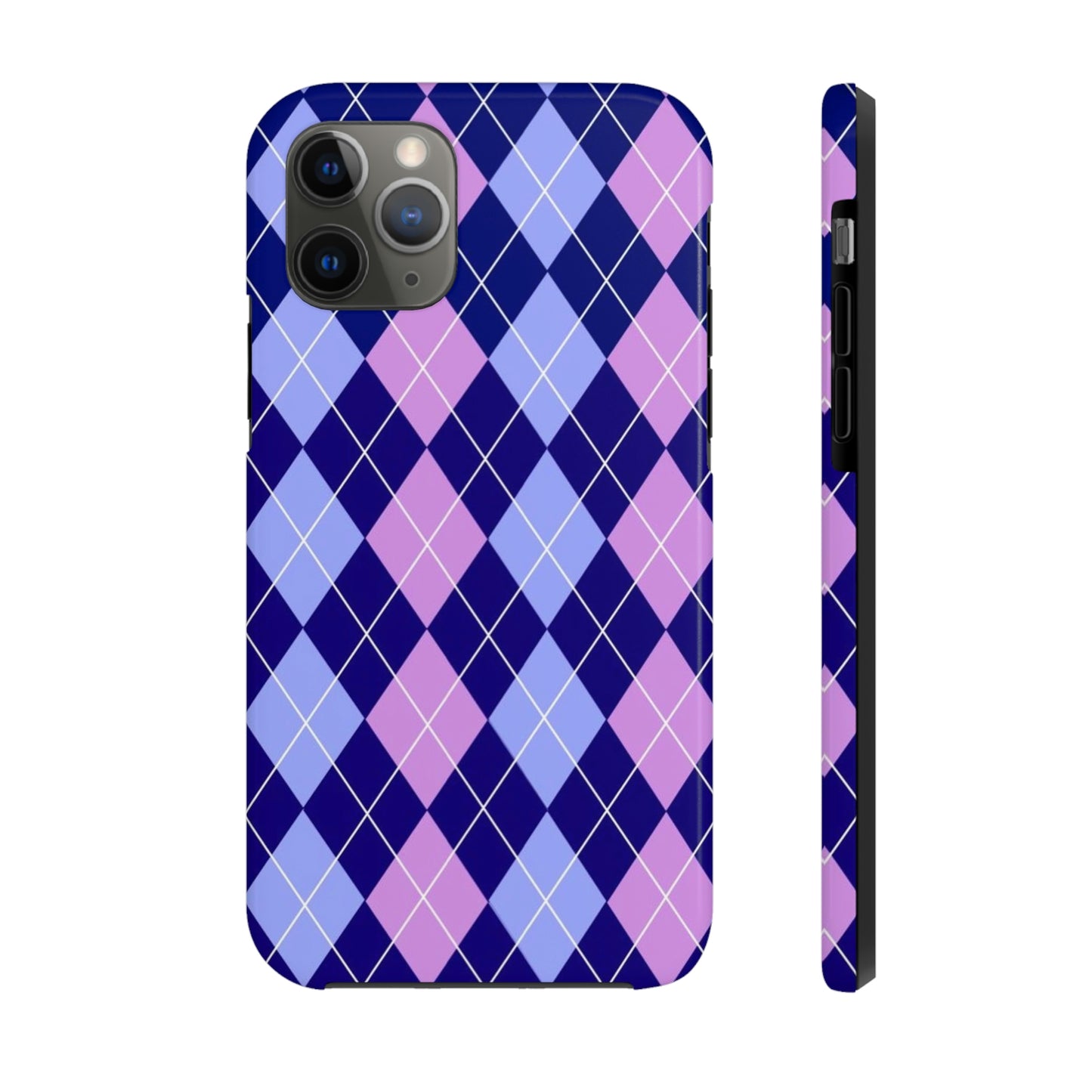 Purple plaid sweater phone case/ for iPhone/ plaid collection/ Tough Phone Cases